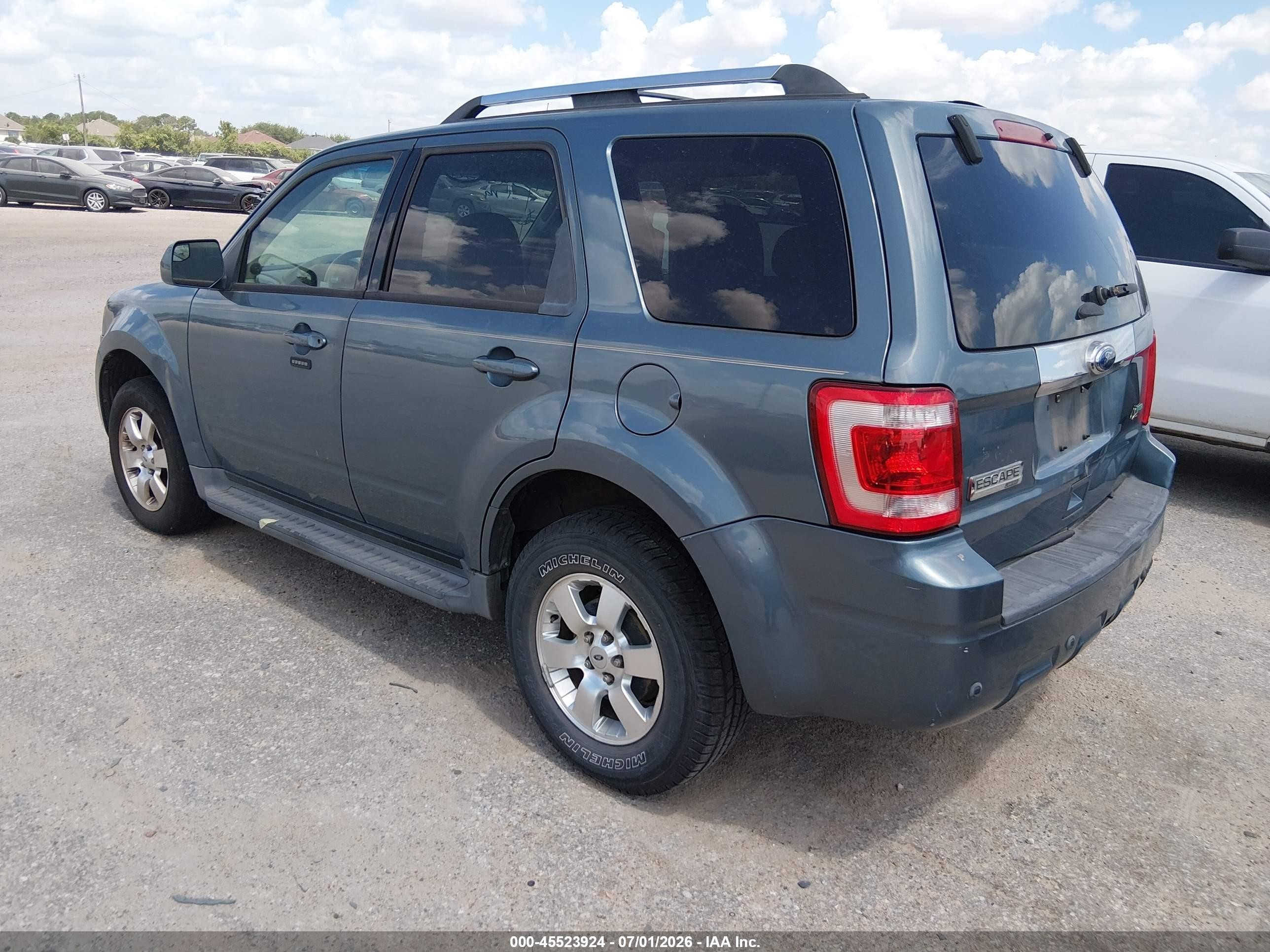 2012 Ford Escape Limited Light Blue vin: 1FMCU0EG3CKB38577