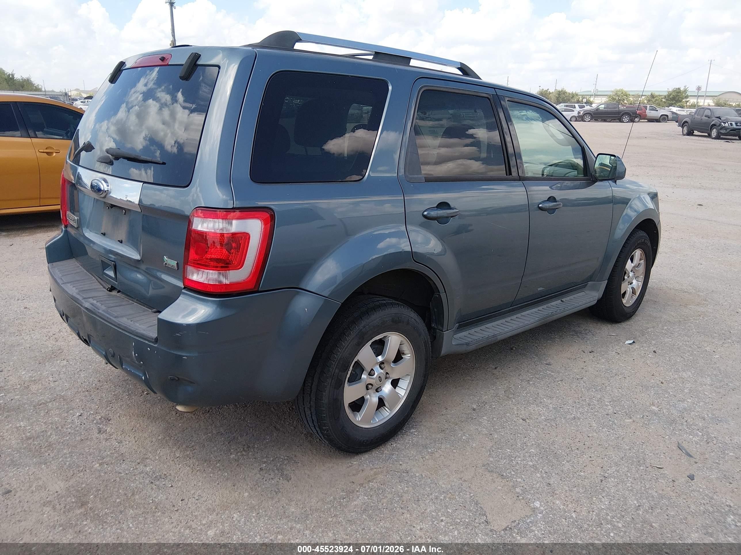 2012 Ford Escape Limited Light Blue vin: 1FMCU0EG3CKB38577