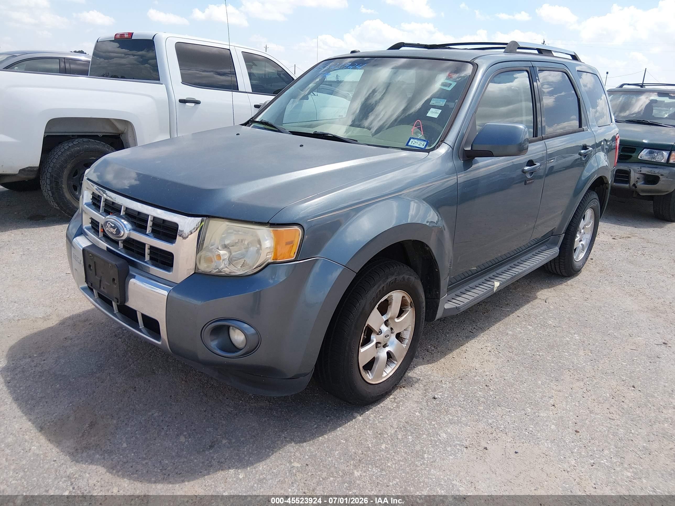 2012 Ford Escape Limited Light Blue vin: 1FMCU0EG3CKB38577