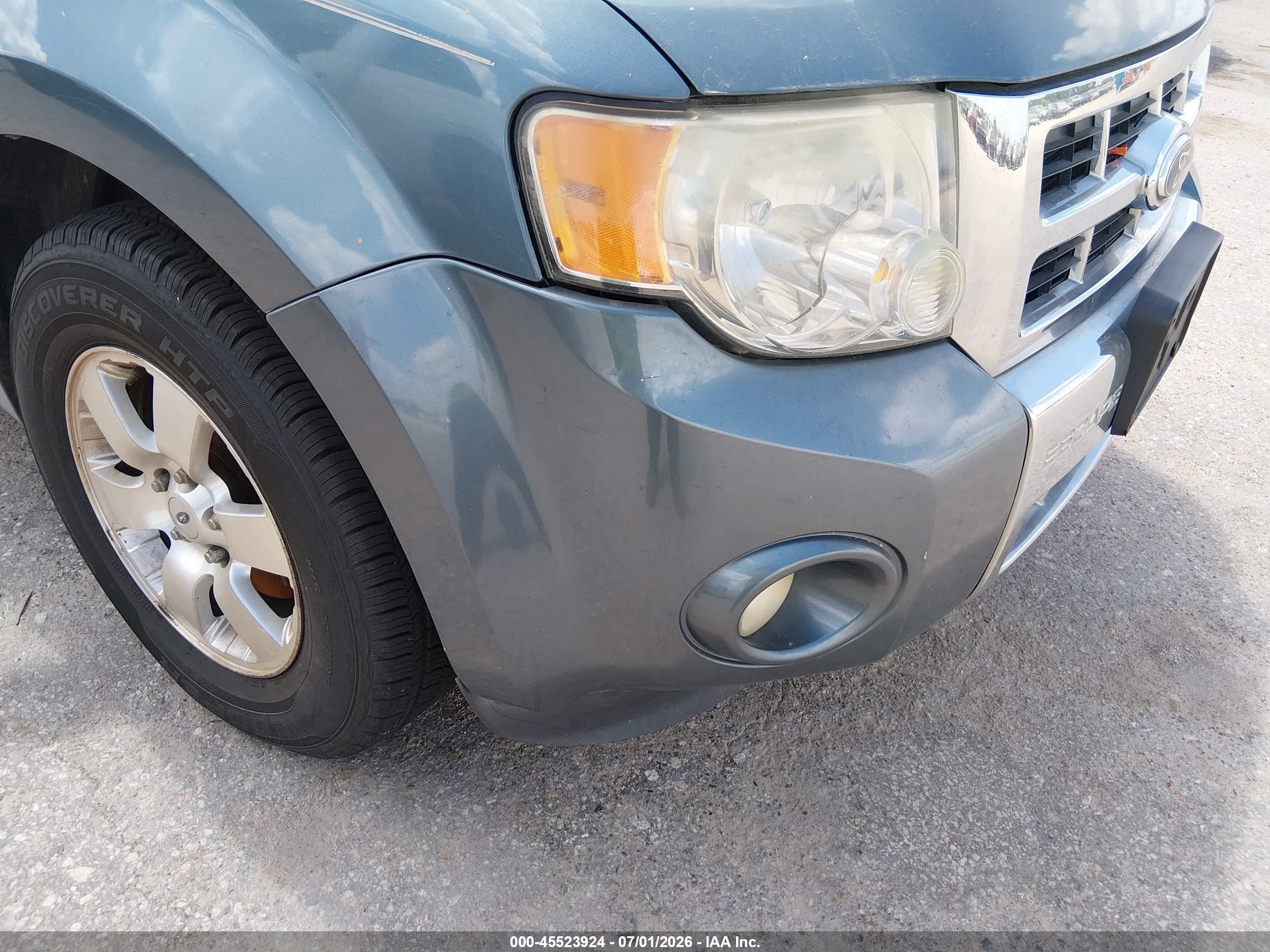 2012 Ford Escape Limited Light Blue vin: 1FMCU0EG3CKB38577