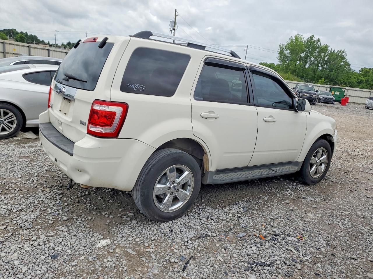 2012 Ford Escape Limited White vin: 1FMCU0EG3CKB38742
