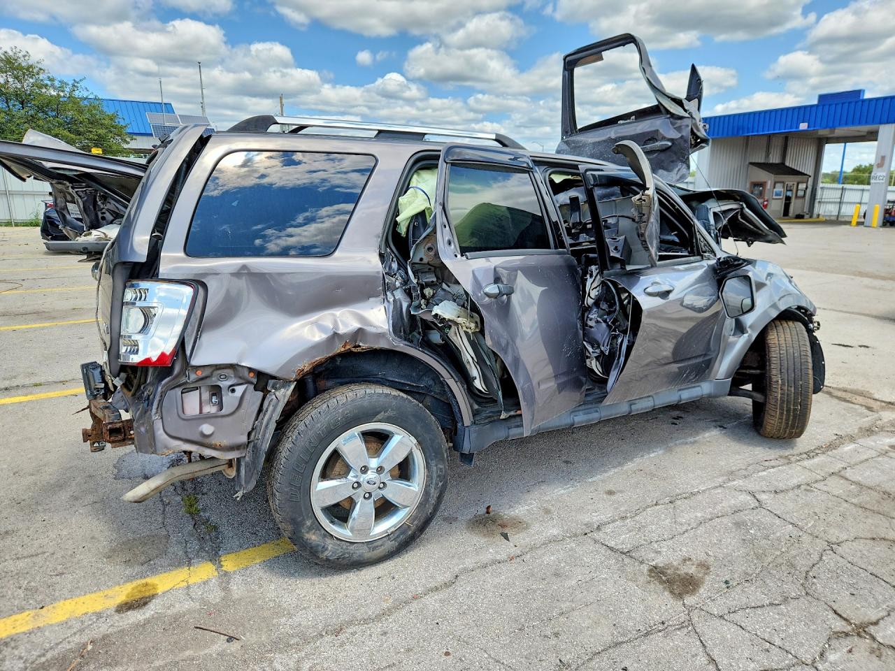2012 Ford Escape Limited Gray vin: 1FMCU0EG3CKC16548