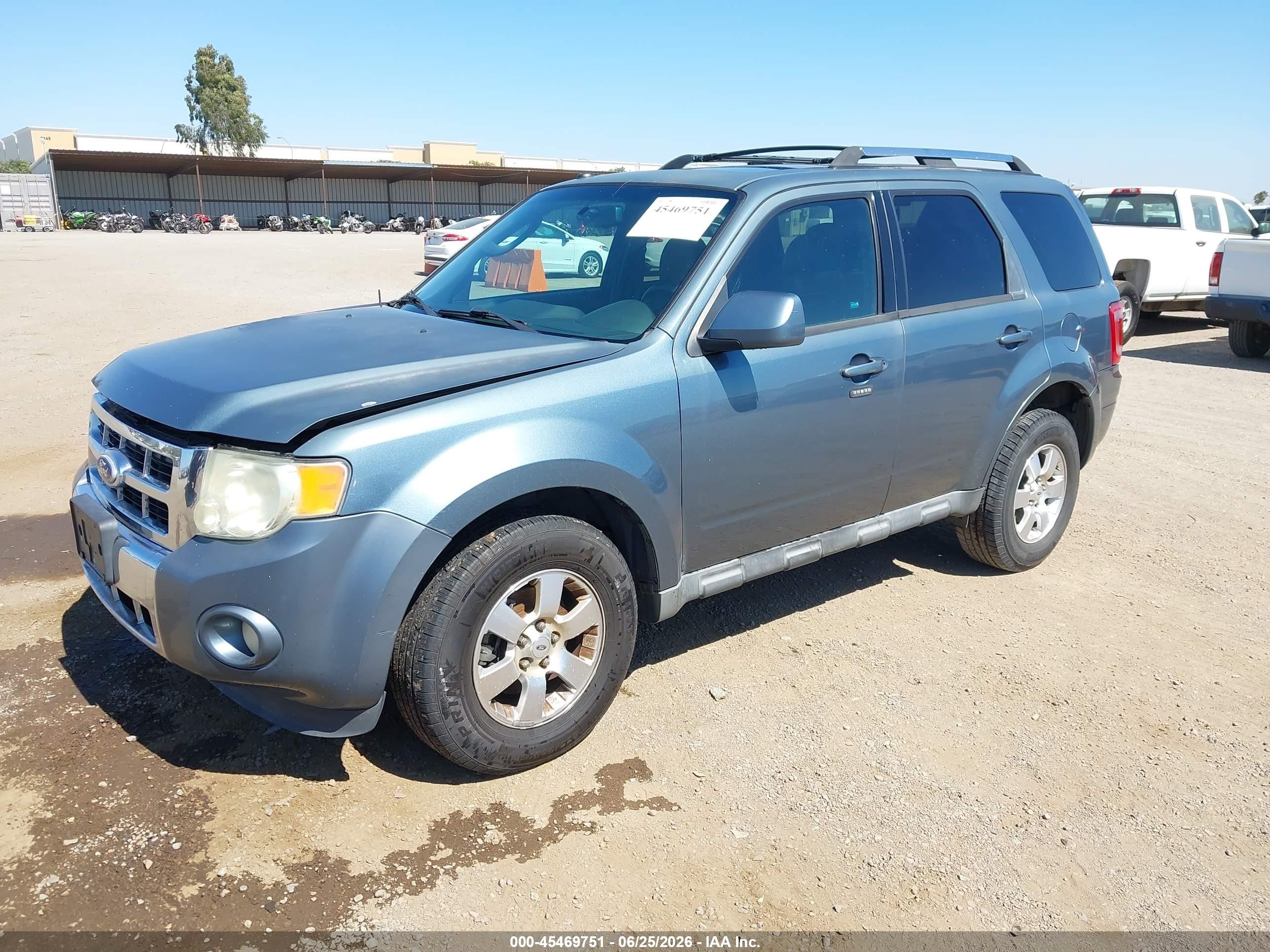 2011 Ford Escape Limited Light Blue vin: 1FMCU0EG4BKA08290