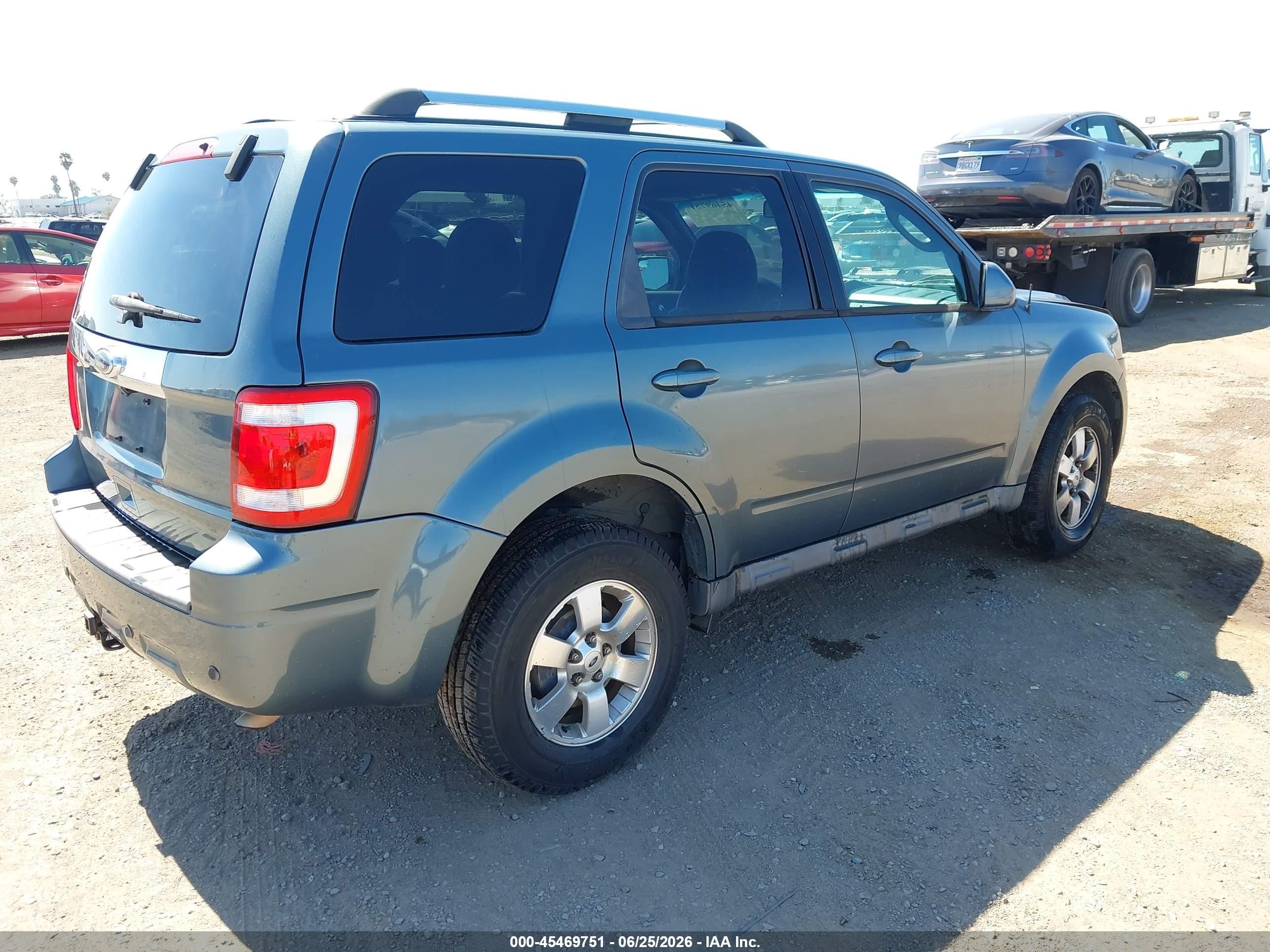 2011 Ford Escape Limited Light Blue vin: 1FMCU0EG4BKA08290