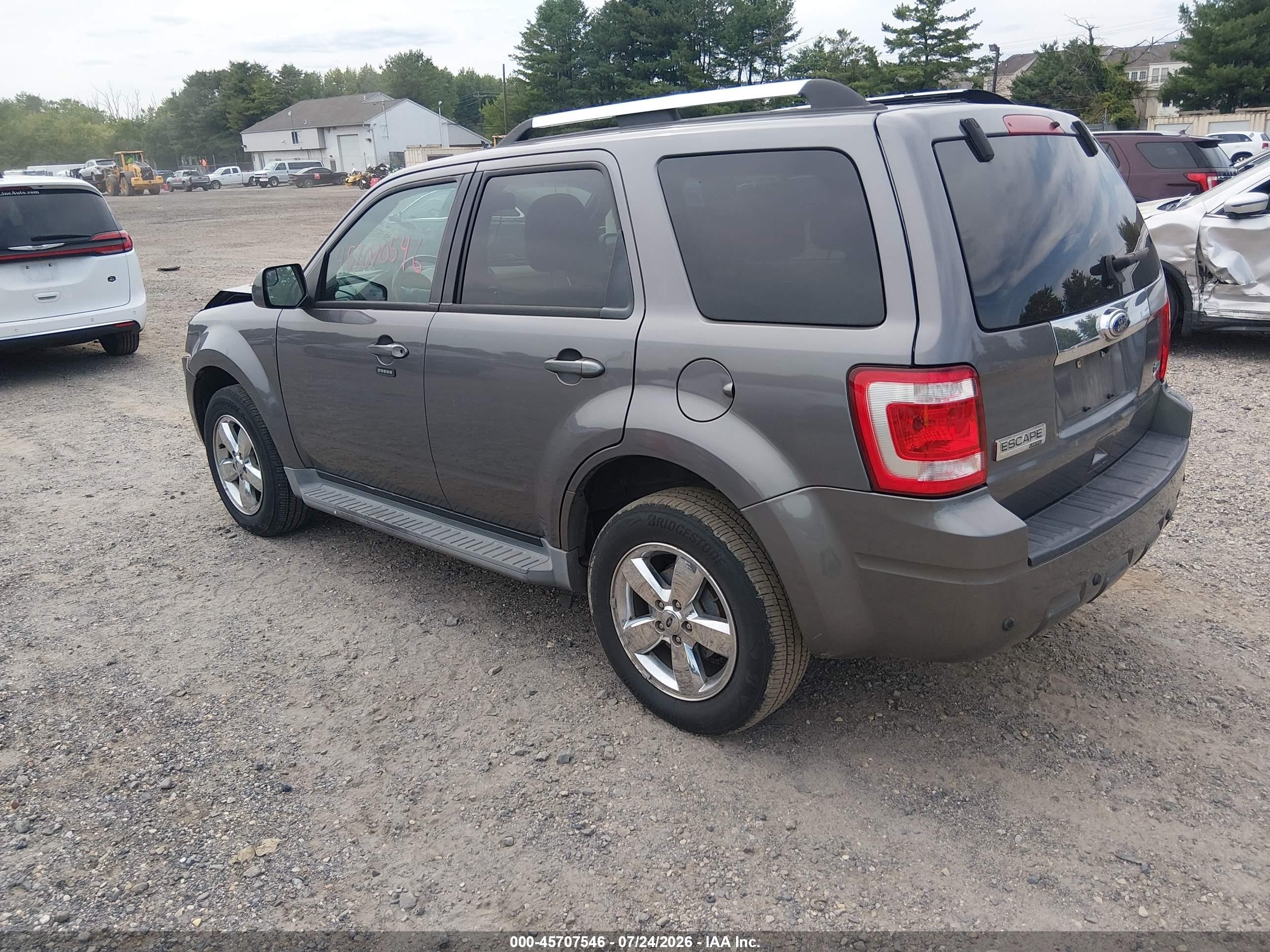 2011 Ford Escape Limited Серый vin: 1FMCU0EG4BKA25820