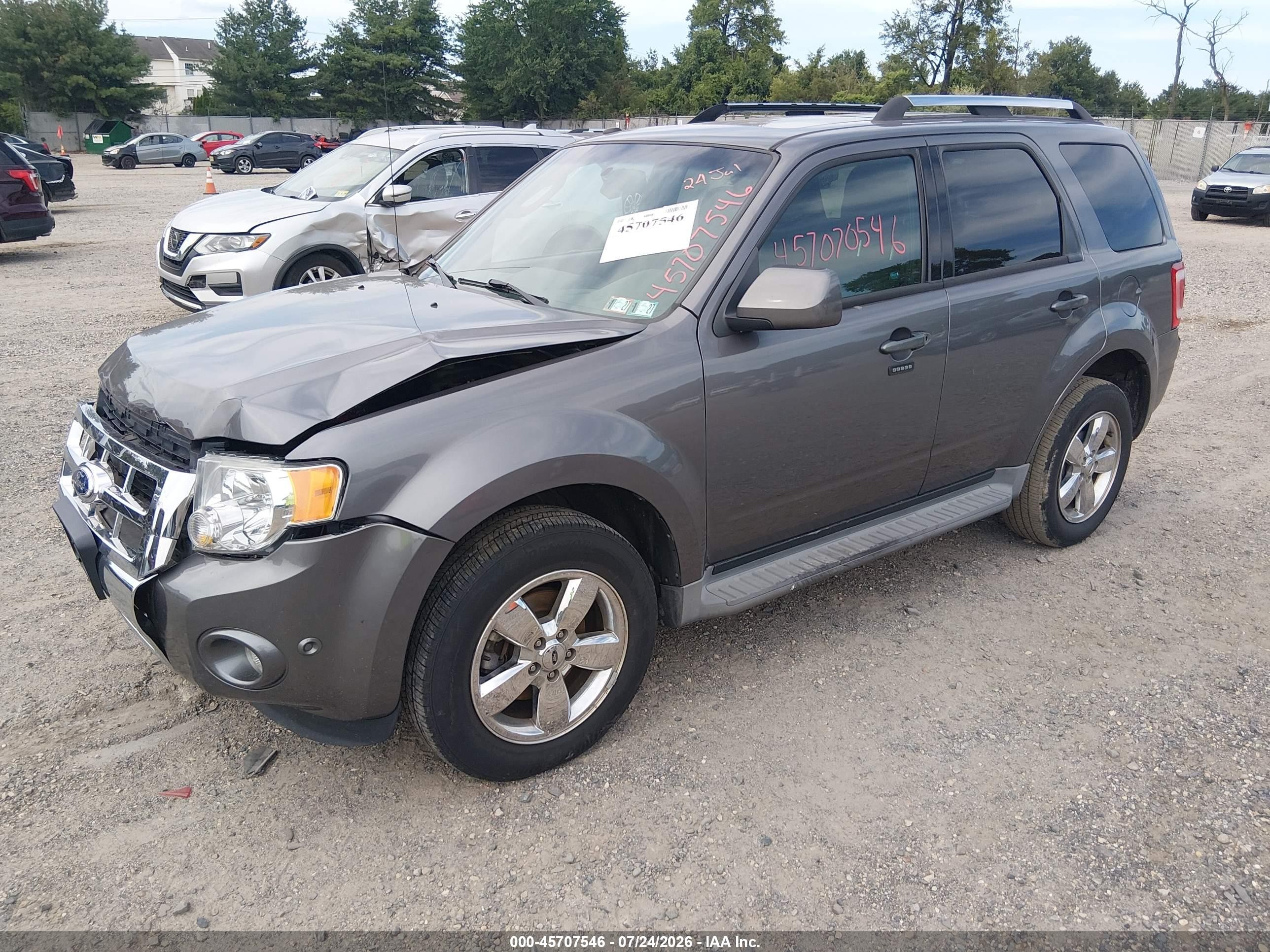 2011 Ford Escape Limited Серый vin: 1FMCU0EG4BKA25820