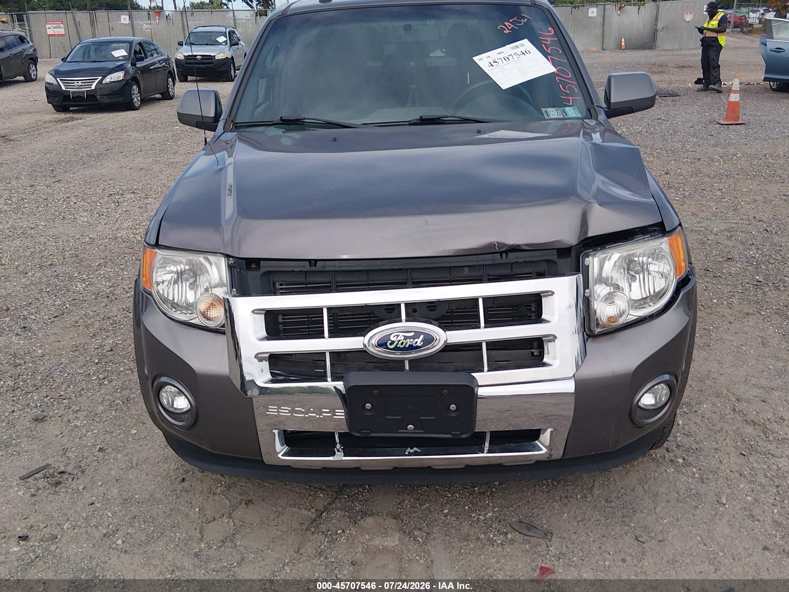 2011 Ford Escape Limited Серый vin: 1FMCU0EG4BKA25820