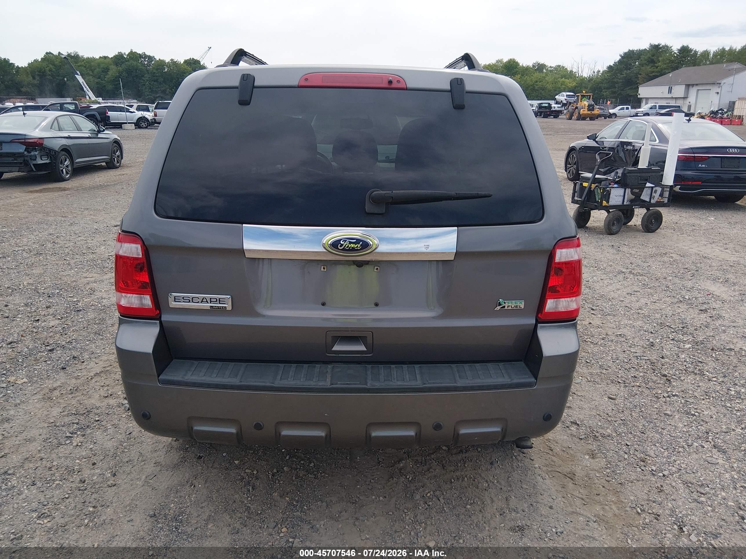 2011 Ford Escape Limited Серый vin: 1FMCU0EG4BKA25820
