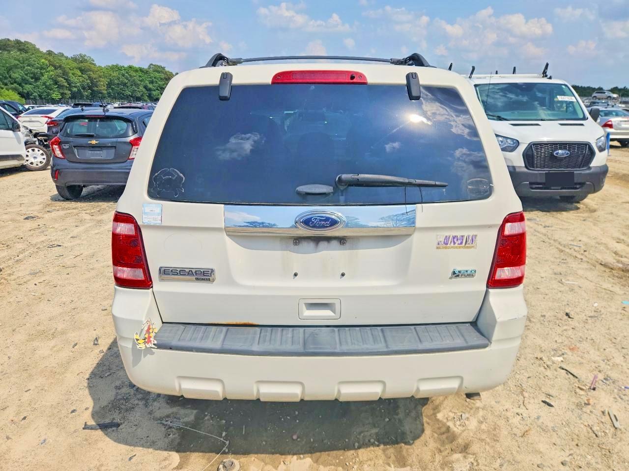 2011 Ford Escape Limited White vin: 1FMCU0EG4BKA71793