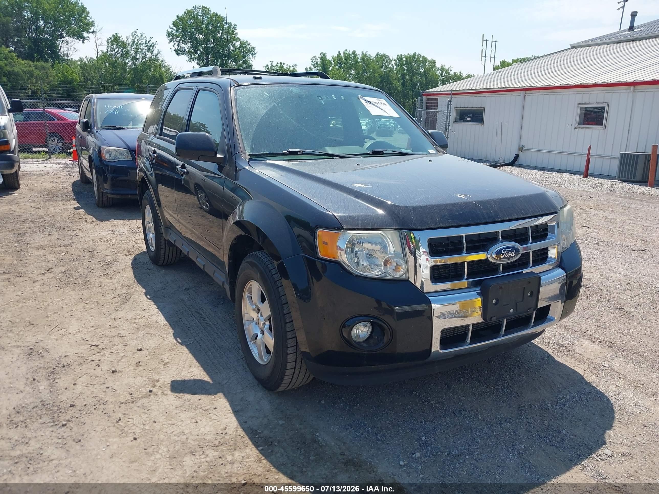 2011 Ford Escape Limited Черный vin: 1FMCU0EG4BKB72557