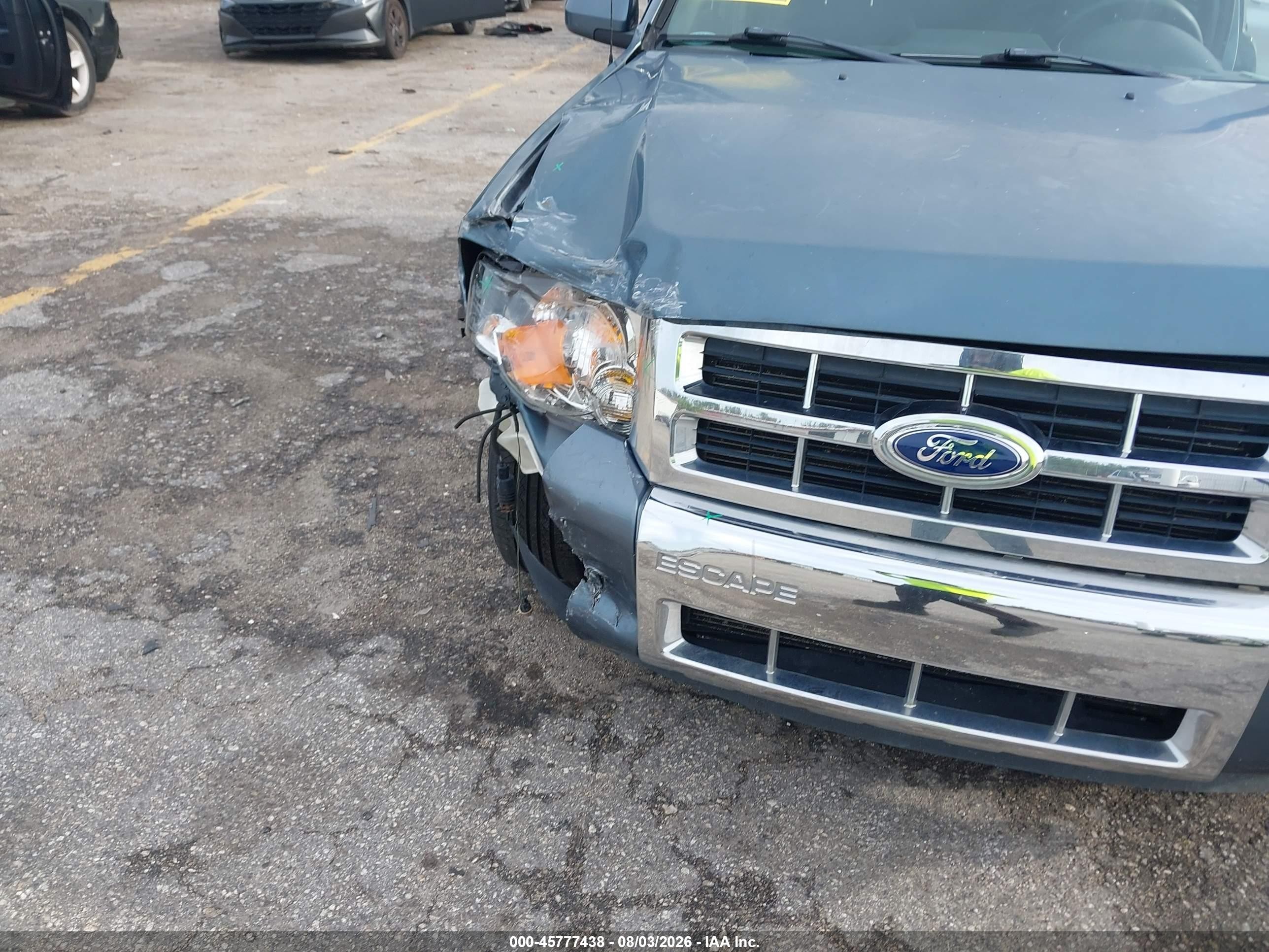 2012 Ford Escape Limited Blue vin: 1FMCU0EG4CKA03804