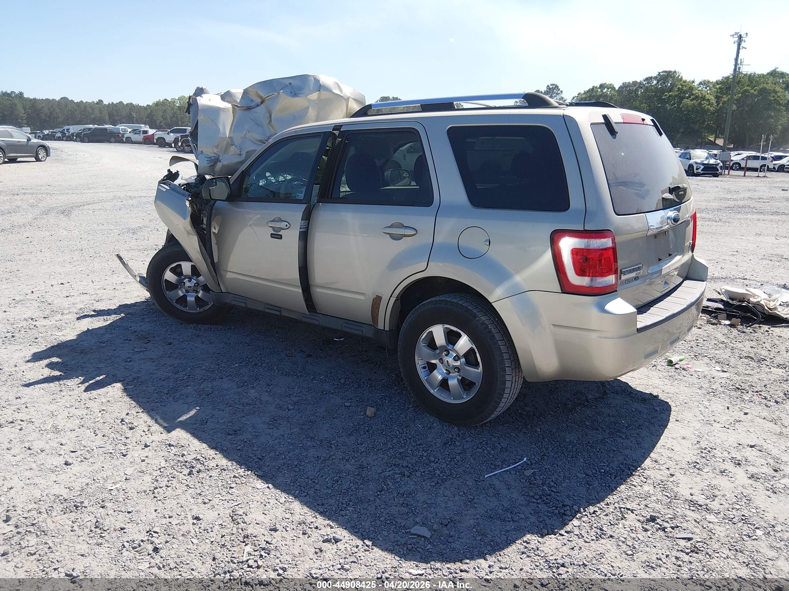 2012 Ford Escape Limited Beige vin: 1FMCU0EG4CKA41484