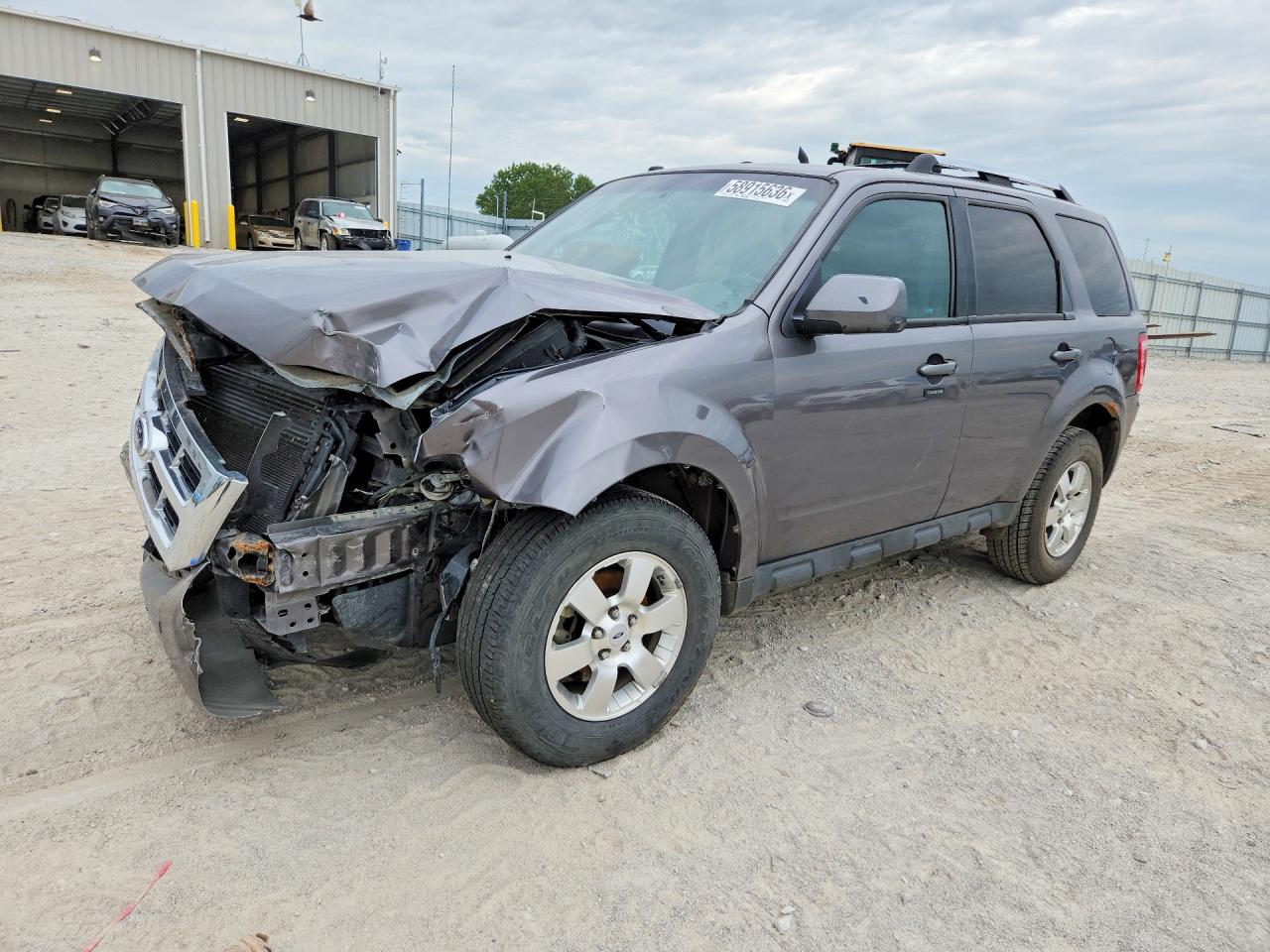 2012 Ford Escape Limited Silver vin: 1FMCU0EG4CKA65669