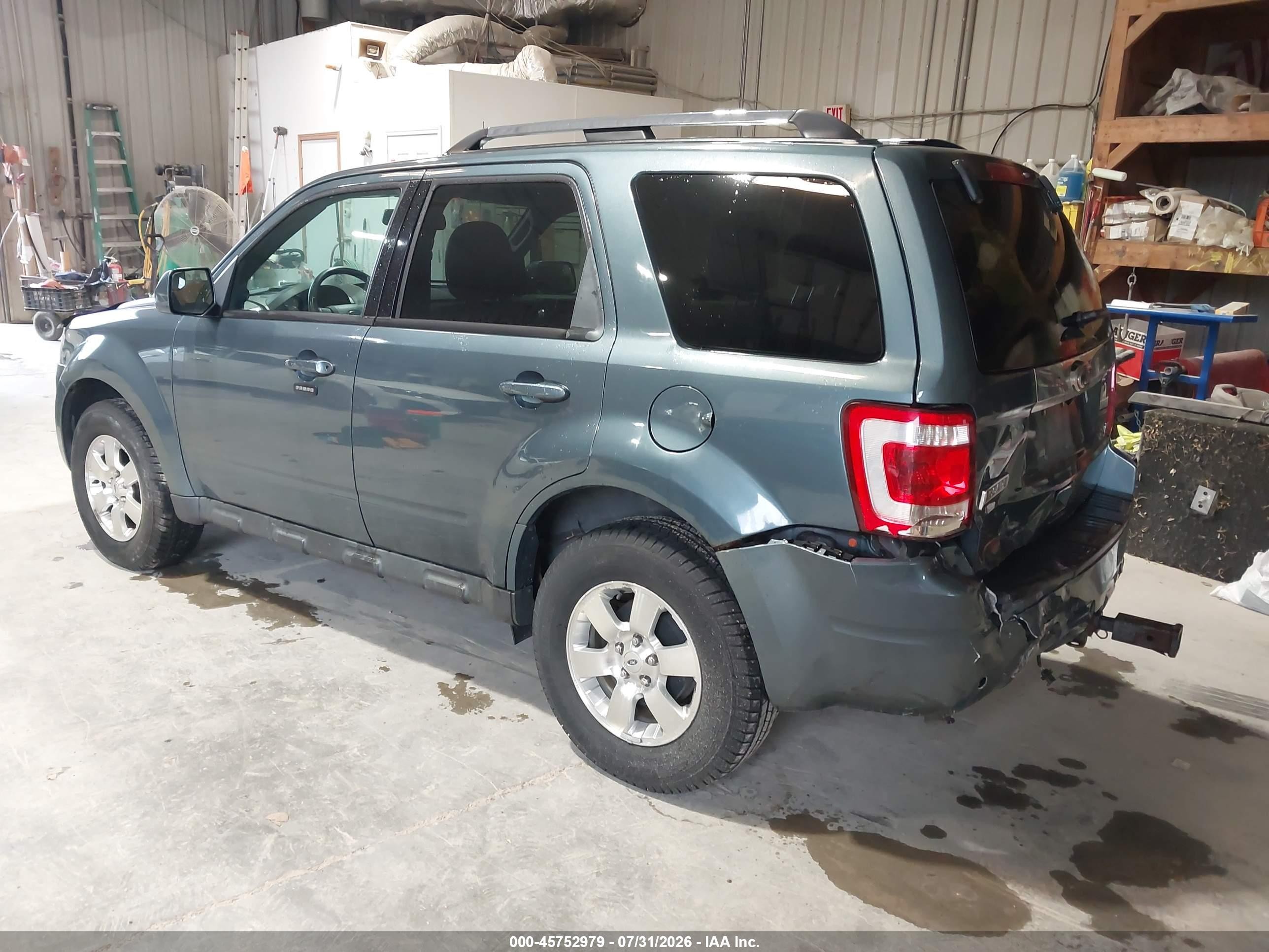 2012 Ford Escape Limited Light Blue vin: 1FMCU0EG4CKC41765
