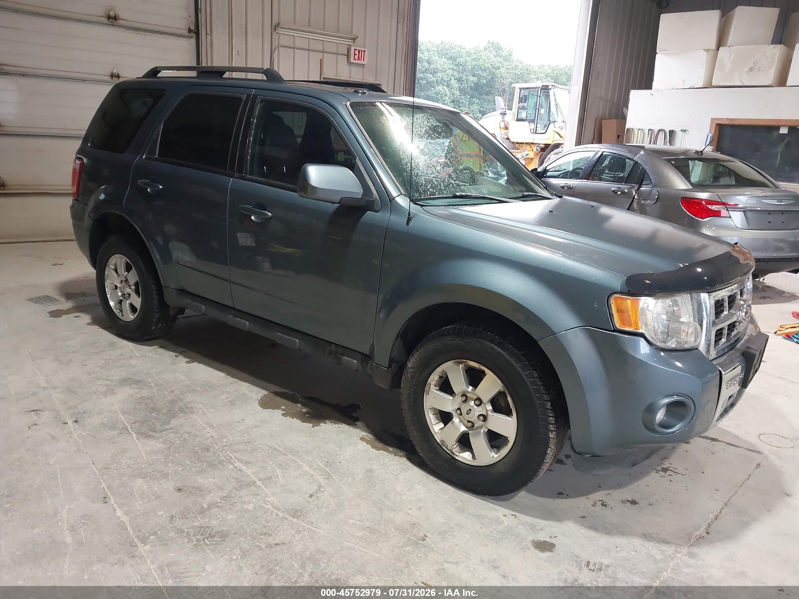2012 Ford Escape Limited Light Blue vin: 1FMCU0EG4CKC41765