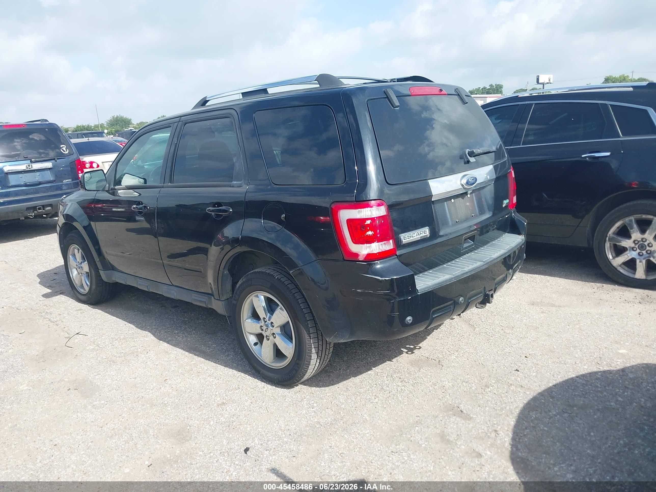 2010 Ford Escape Limited Black vin: 1FMCU0EG5AKD00917