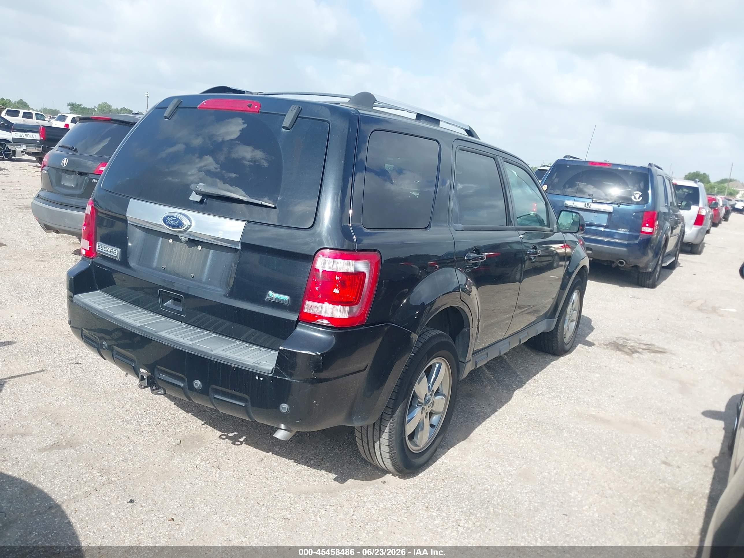 2010 Ford Escape Limited Black vin: 1FMCU0EG5AKD00917