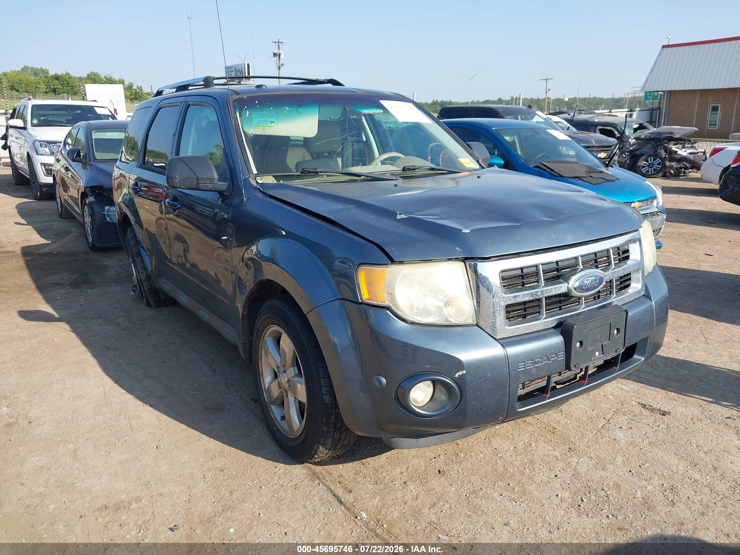 2011 Ford Escape Limited Blue vin: 1FMCU0EG5BKA81202