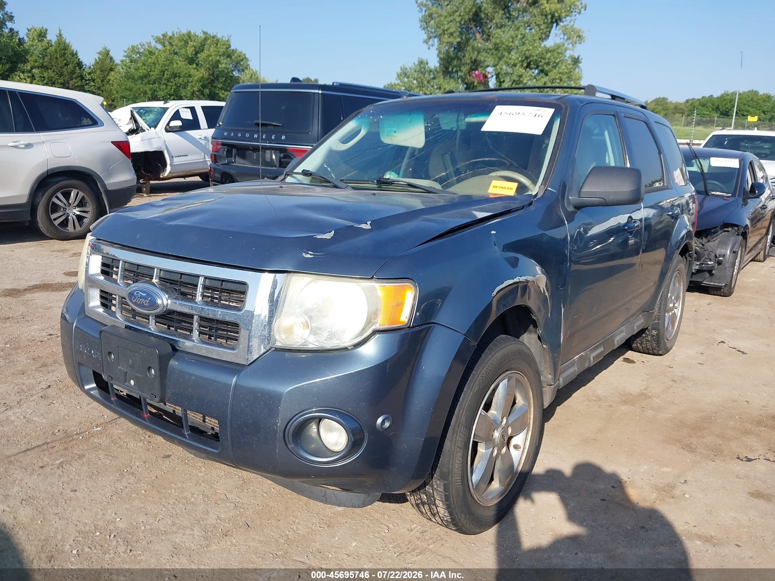 2011 Ford Escape Limited Синий vin: 1FMCU0EG5BKA81202