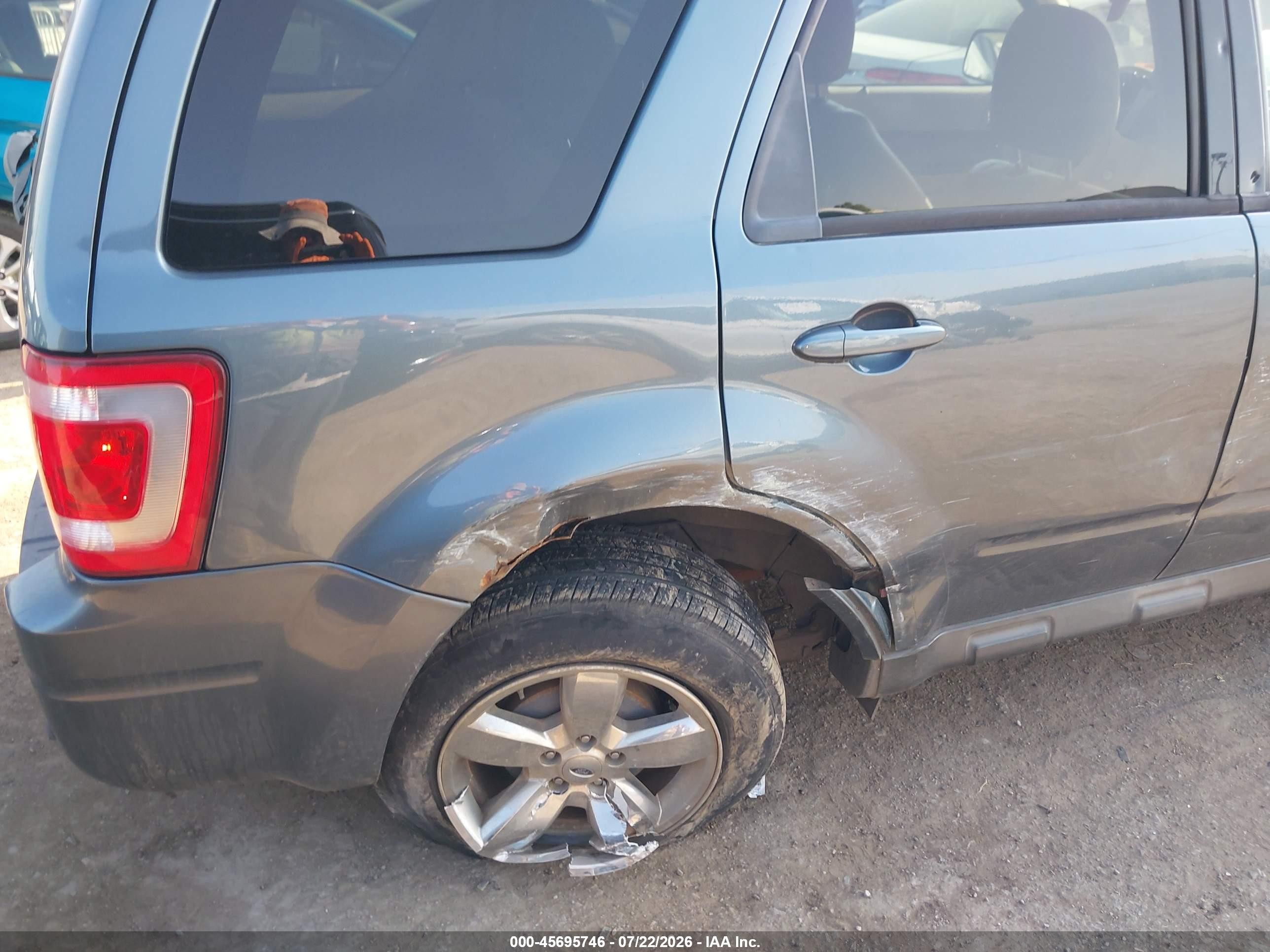 2011 Ford Escape Limited Синий vin: 1FMCU0EG5BKA81202