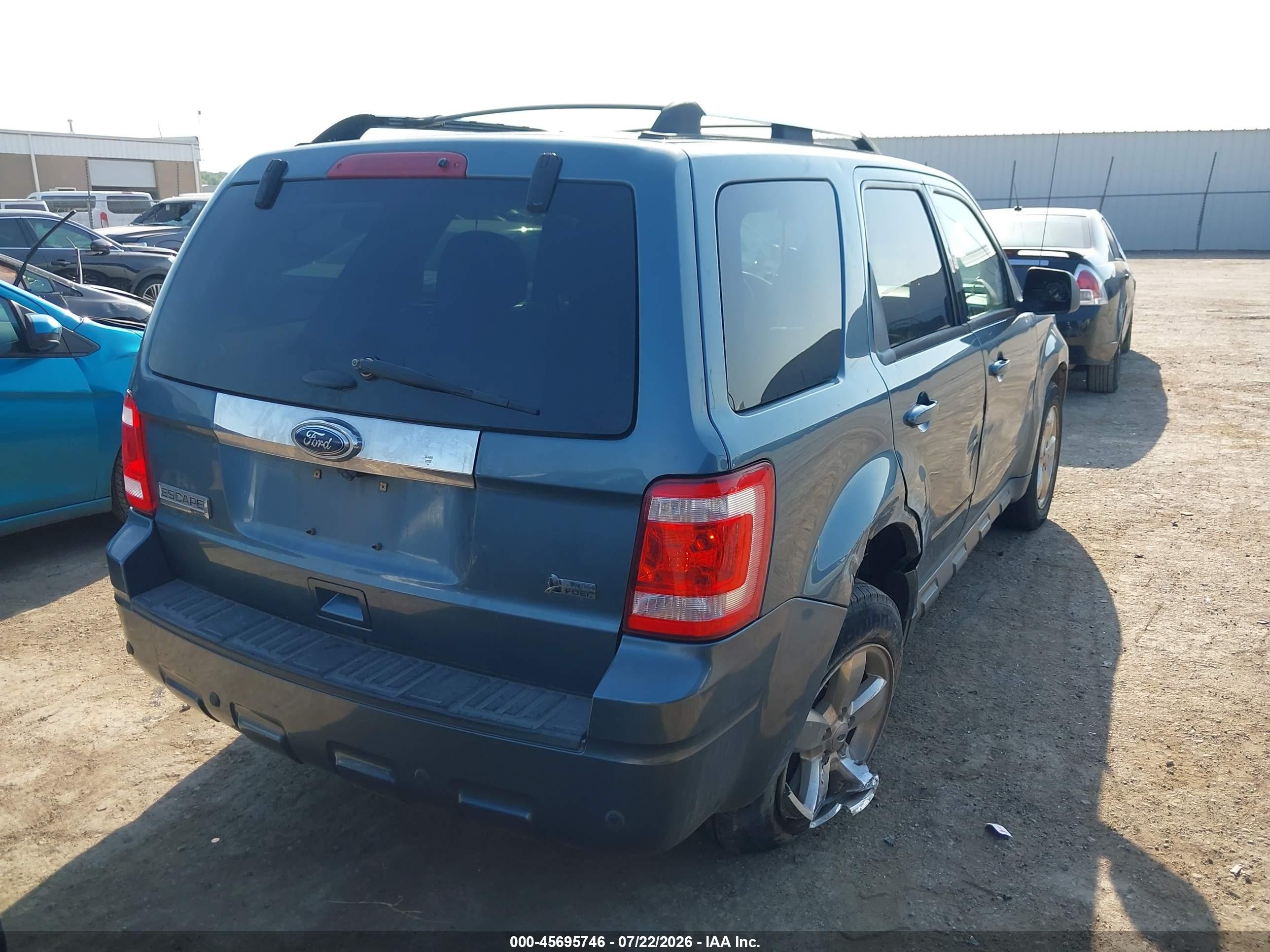 2011 Ford Escape Limited Синий vin: 1FMCU0EG5BKA81202