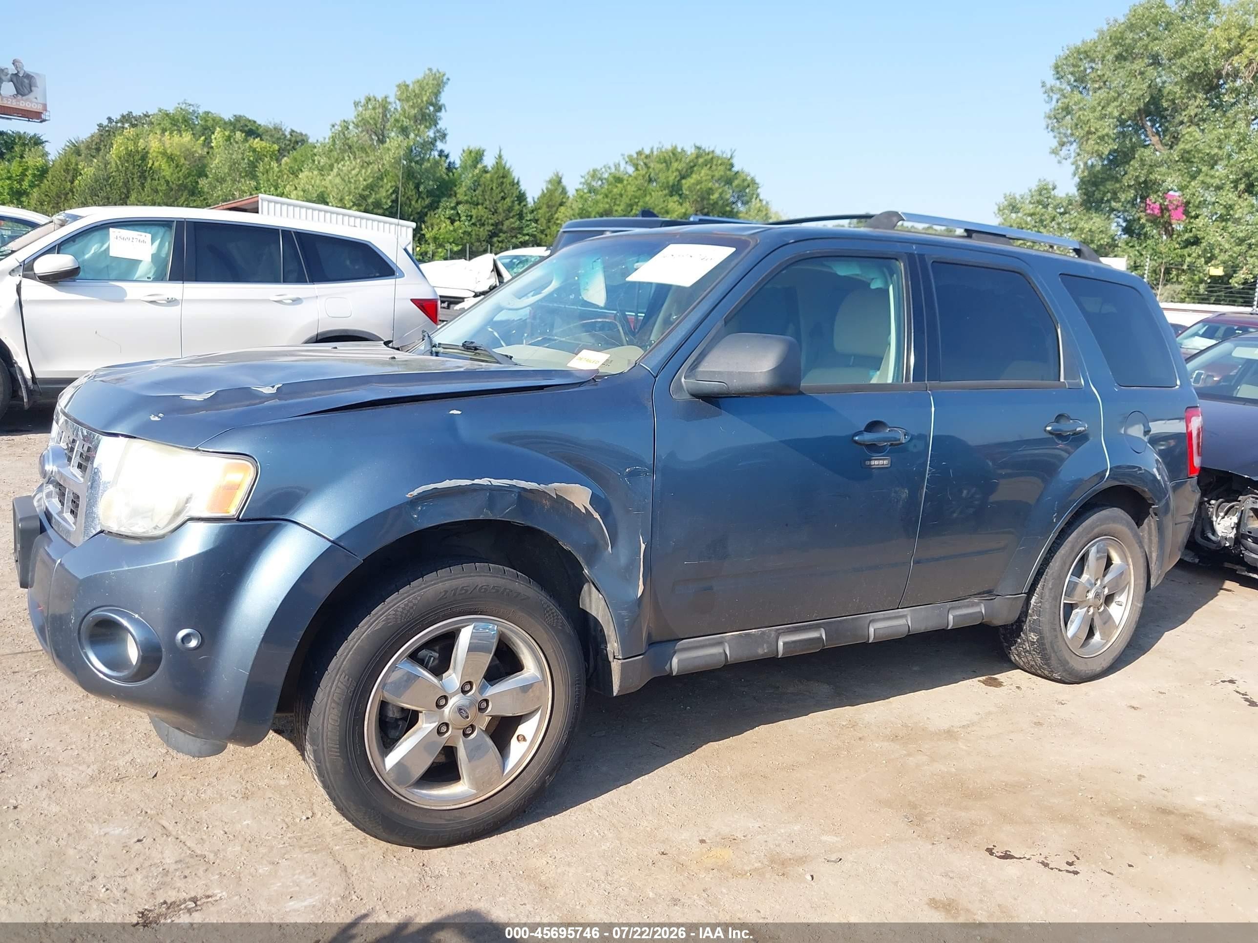 2011 Ford Escape Limited Синий vin: 1FMCU0EG5BKA81202