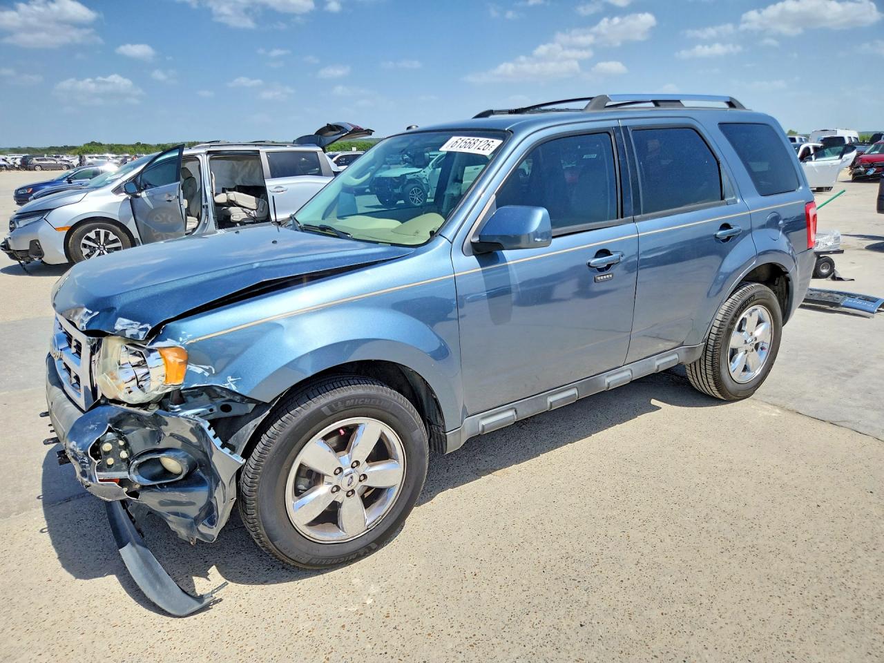 2011 Ford Escape Limited Blue vin: 1FMCU0EG5BKB78402