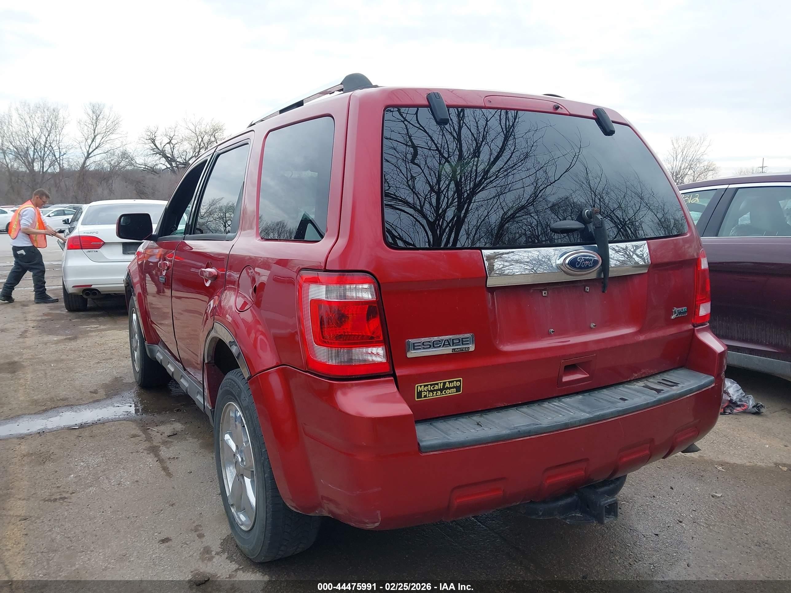 2012 Ford Escape Limited Красный vin: 1FMCU0EG5CKA49951