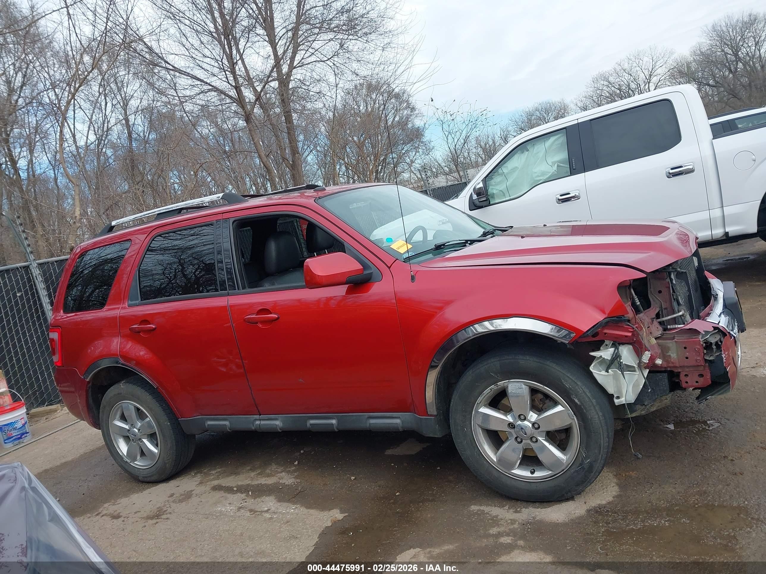 2012 Ford Escape Limited Красный vin: 1FMCU0EG5CKA49951