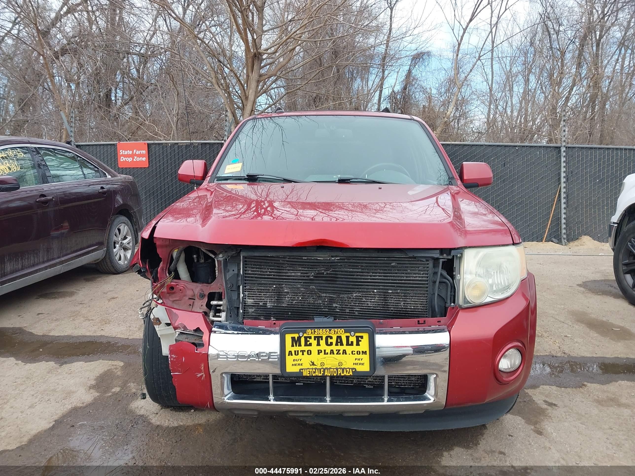 2012 Ford Escape Limited Красный vin: 1FMCU0EG5CKA49951