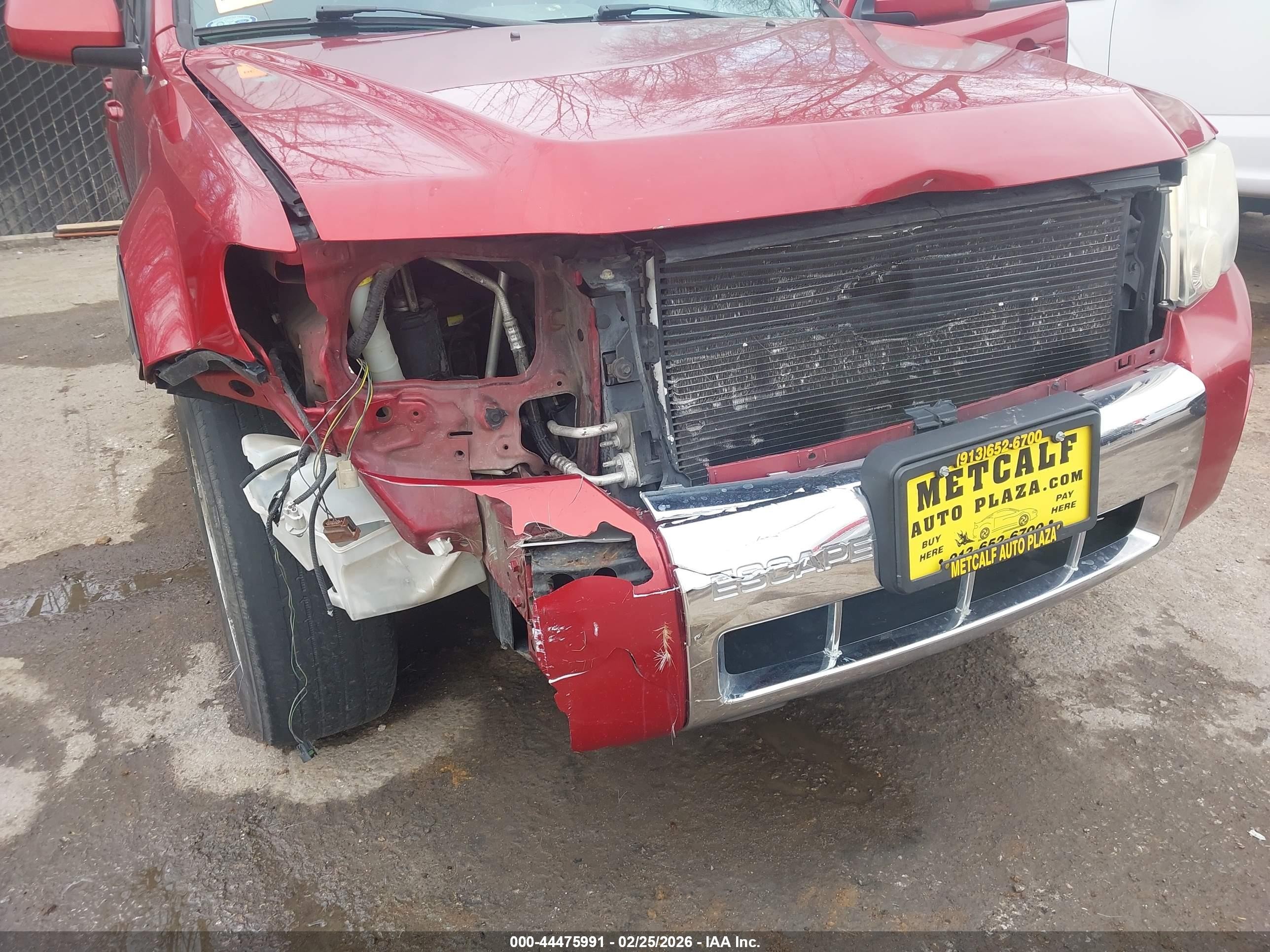 2012 Ford Escape Limited Красный vin: 1FMCU0EG5CKA49951