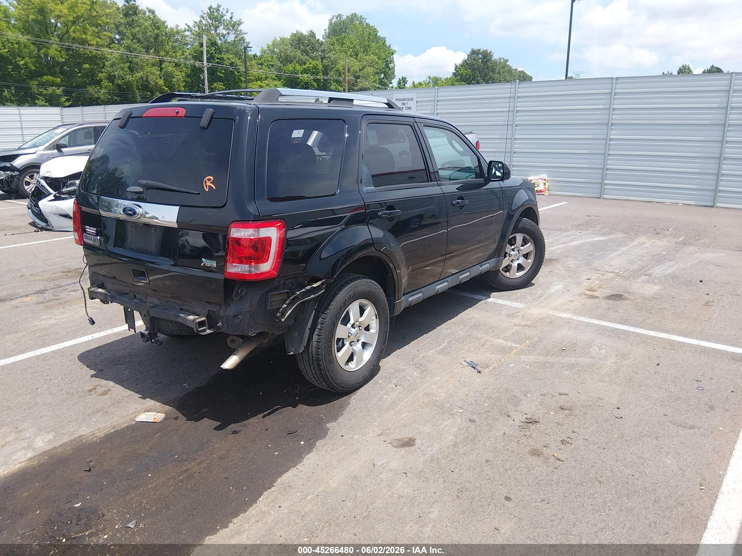 2012 Ford Escape Limited Black vin: 1FMCU0EG5CKA72663
