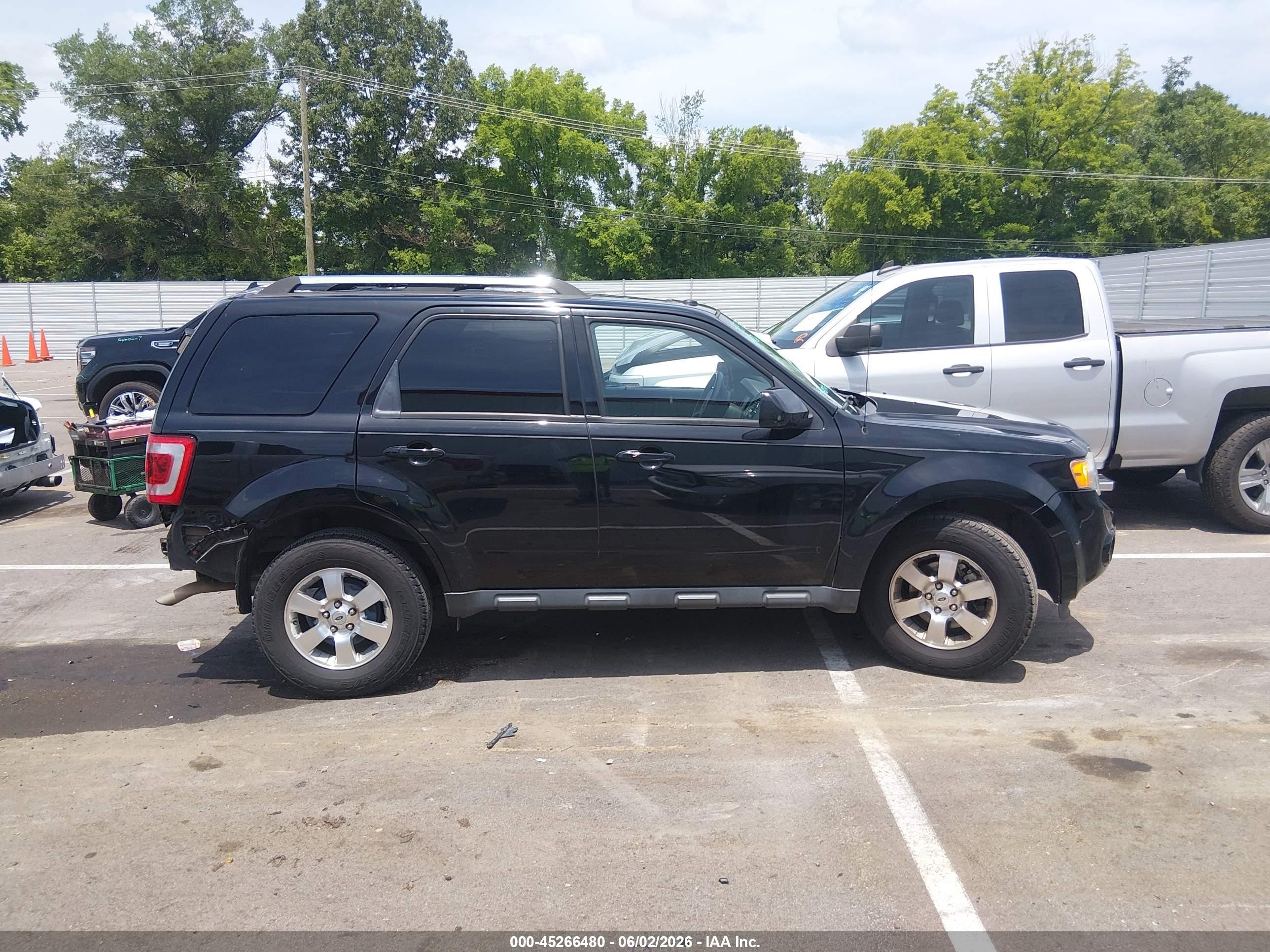 2012 Ford Escape Limited Black vin: 1FMCU0EG5CKA72663