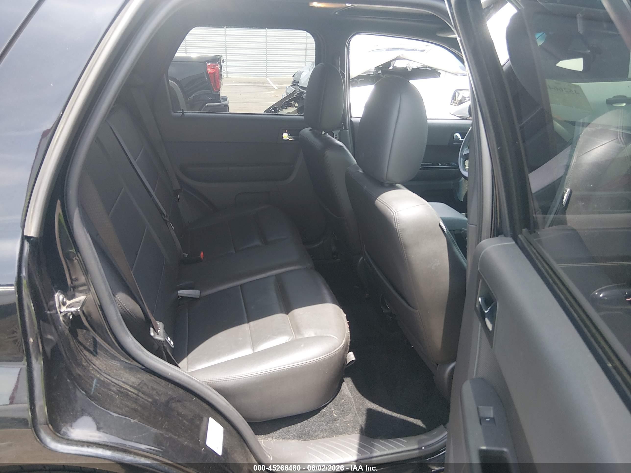 2012 Ford Escape Limited Black vin: 1FMCU0EG5CKA72663