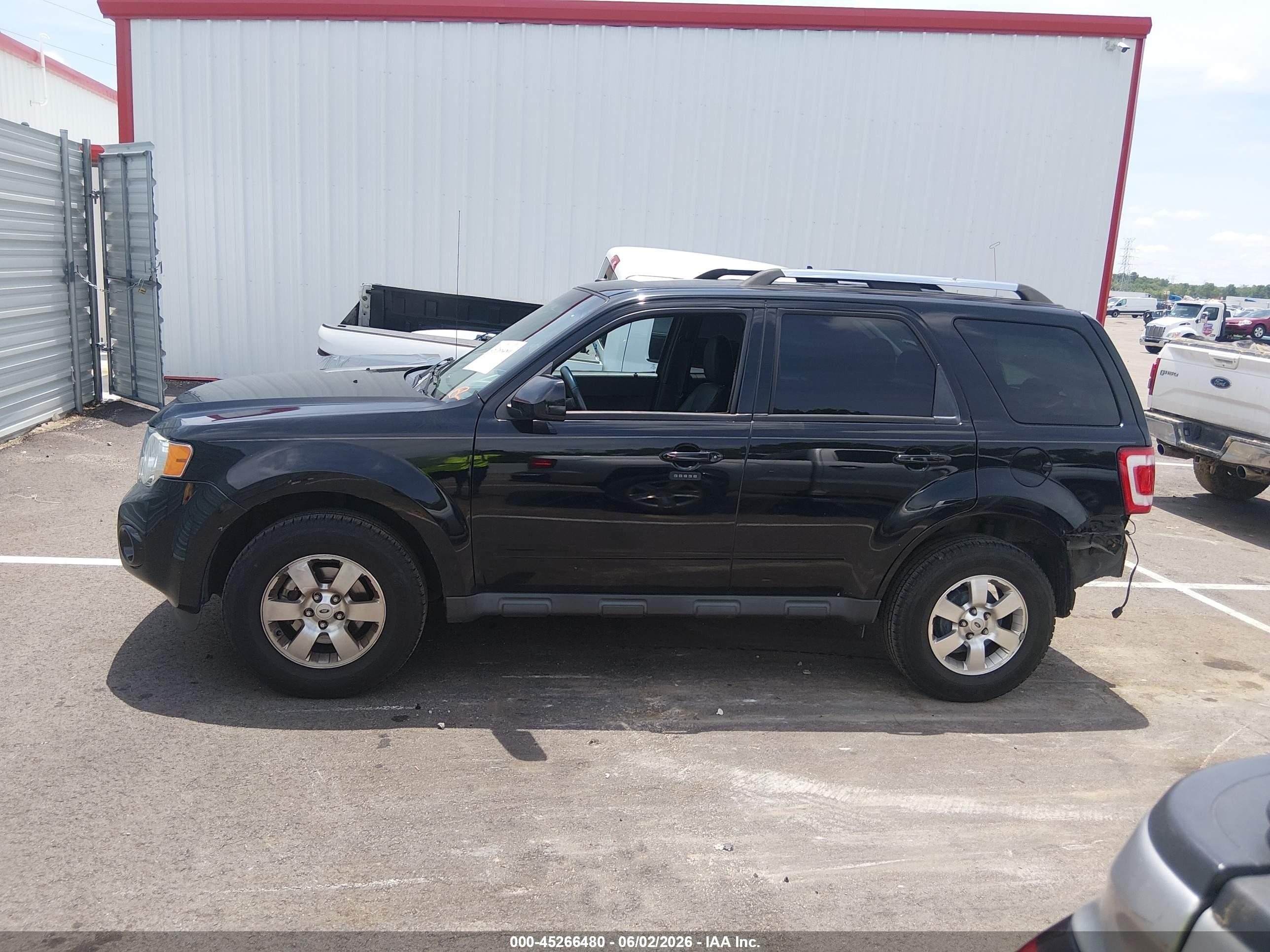 2012 Ford Escape Limited Black vin: 1FMCU0EG5CKA72663