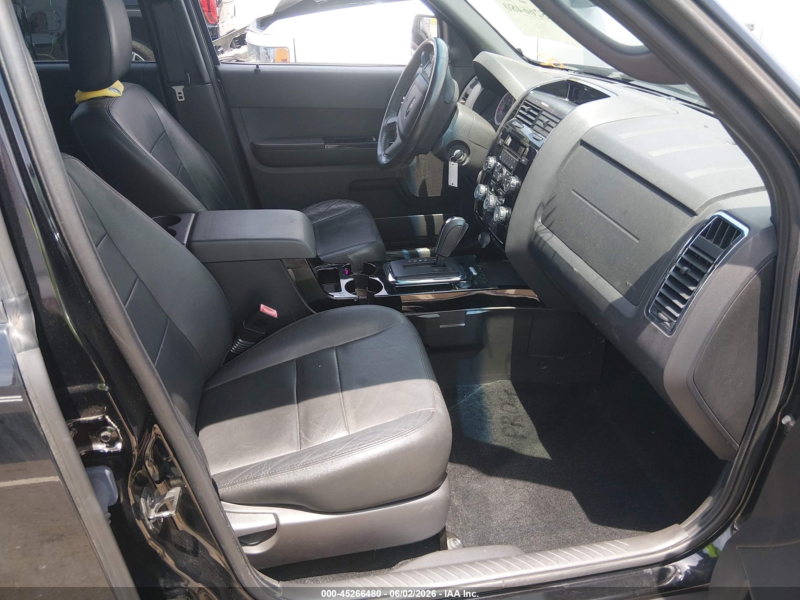 2012 Ford Escape Limited Black vin: 1FMCU0EG5CKA72663