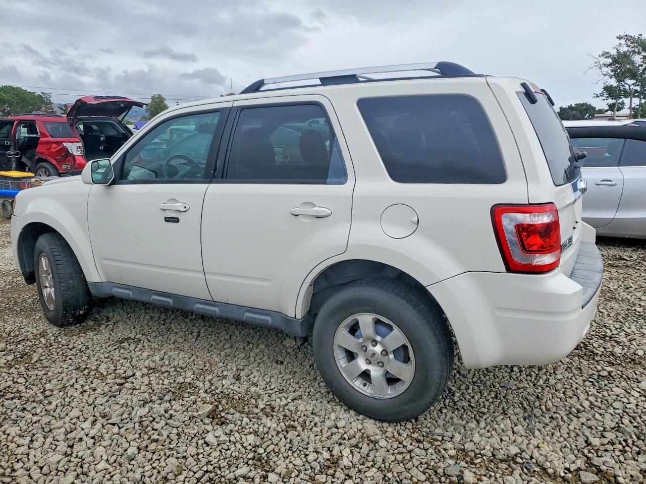 2012 Ford Escape Limited White vin: 1FMCU0EG5CKB44025