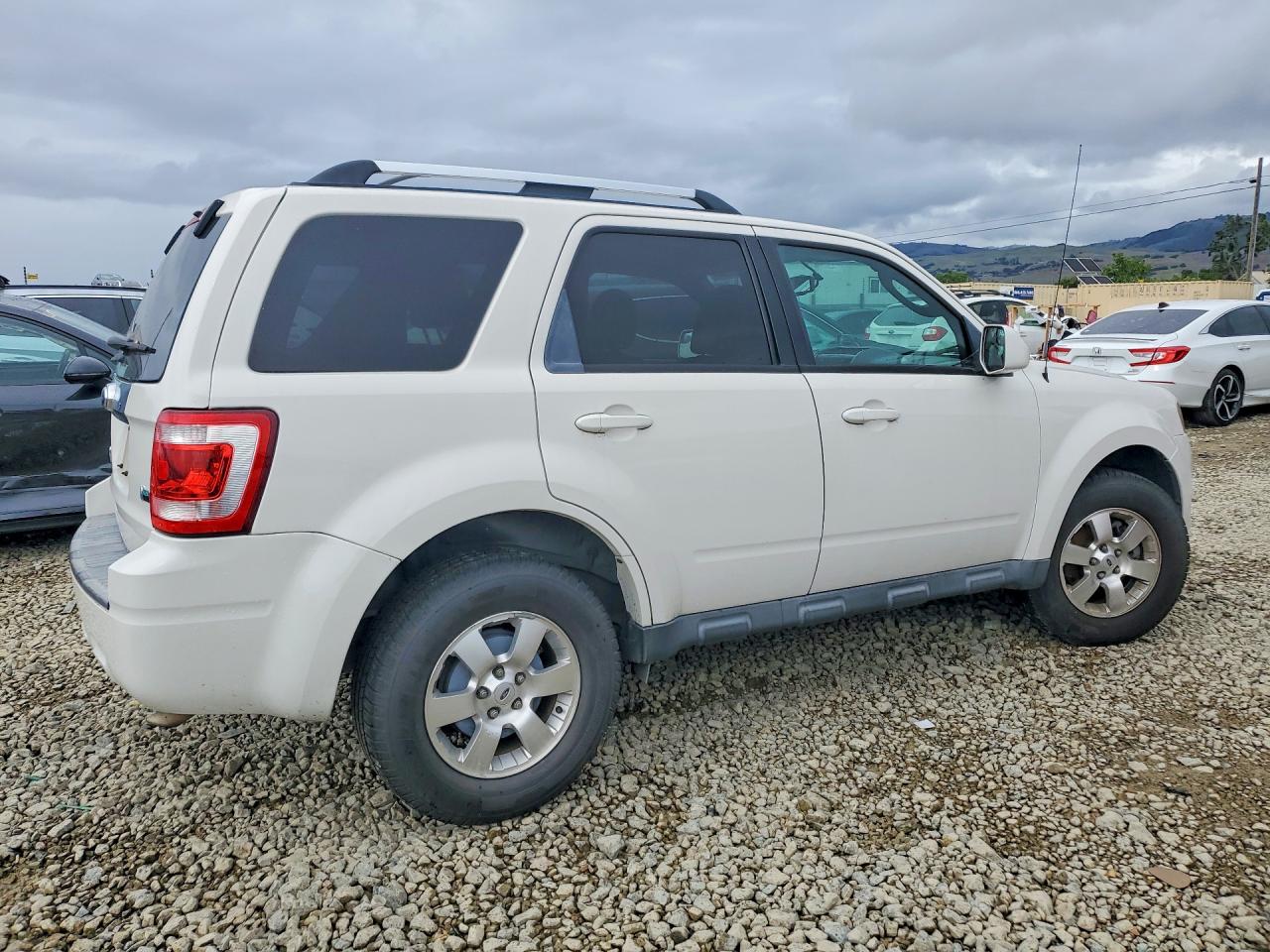 2012 Ford Escape Limited White vin: 1FMCU0EG5CKB44025