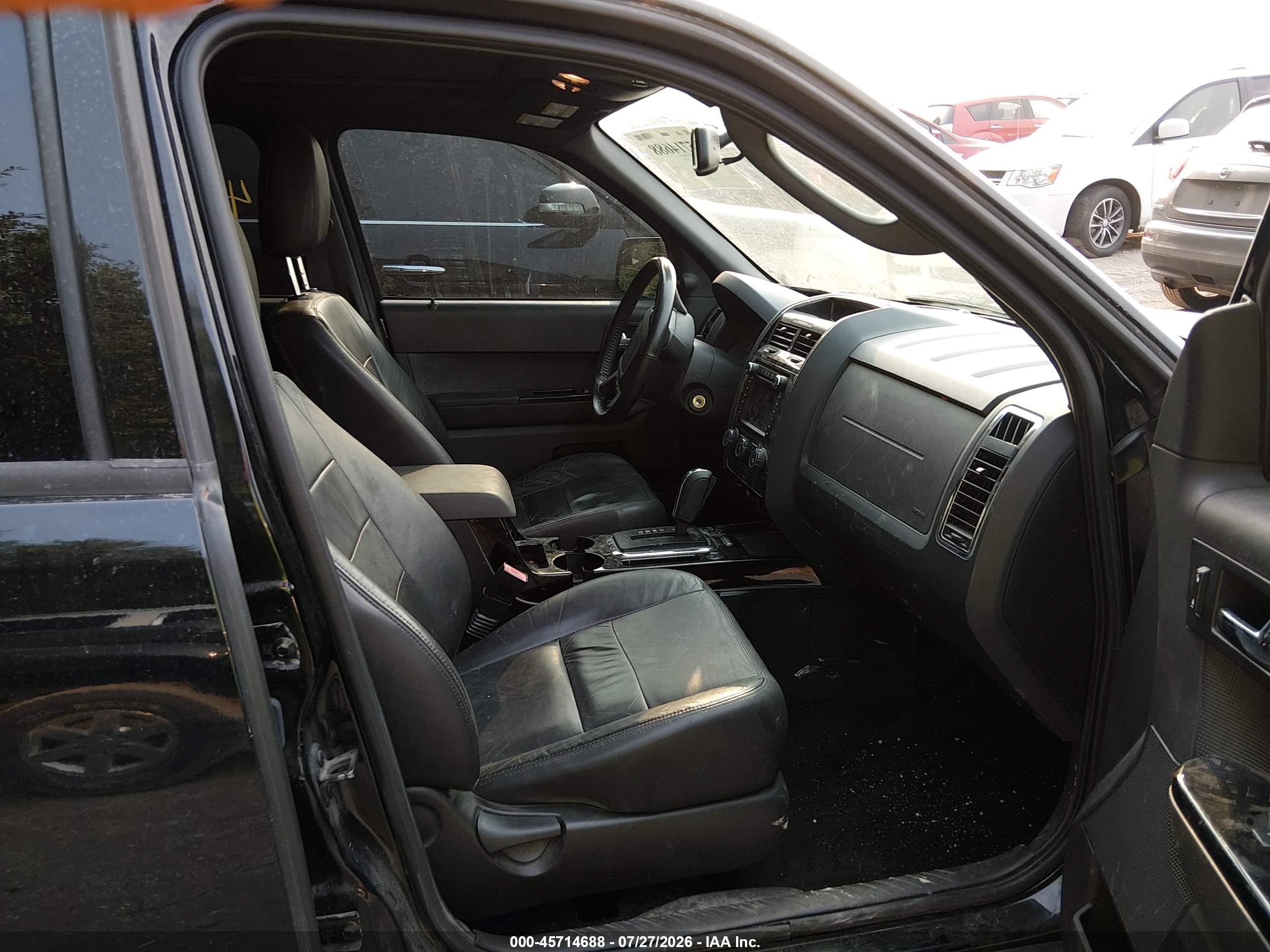 2012 Ford Escape Limited Black vin: 1FMCU0EG5CKB51721