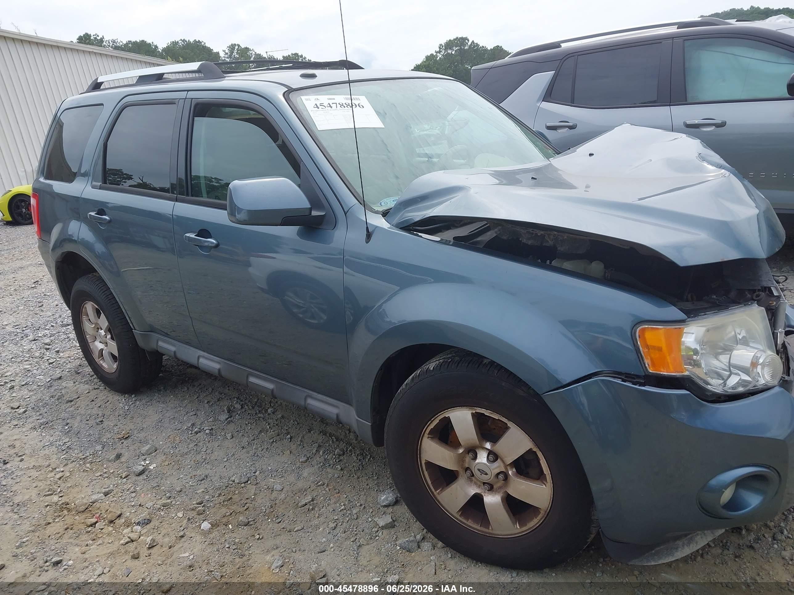 2012 Ford Escape Limited Blue vin: 1FMCU0EG5CKC37482