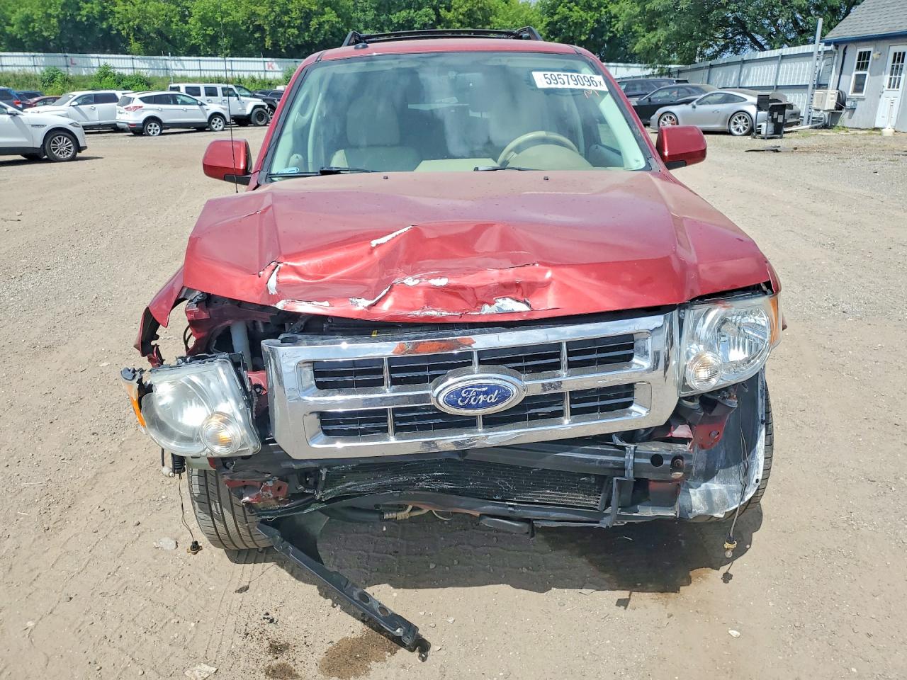2012 Ford Escape Limited Red vin: 1FMCU0EG5CKC60356
