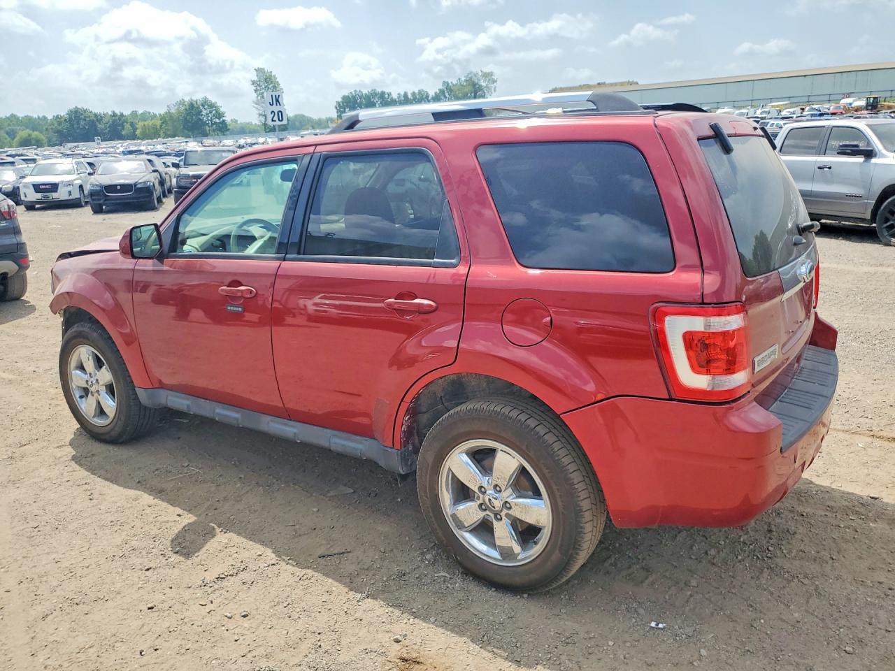 2012 Ford Escape Limited Red vin: 1FMCU0EG5CKC60356