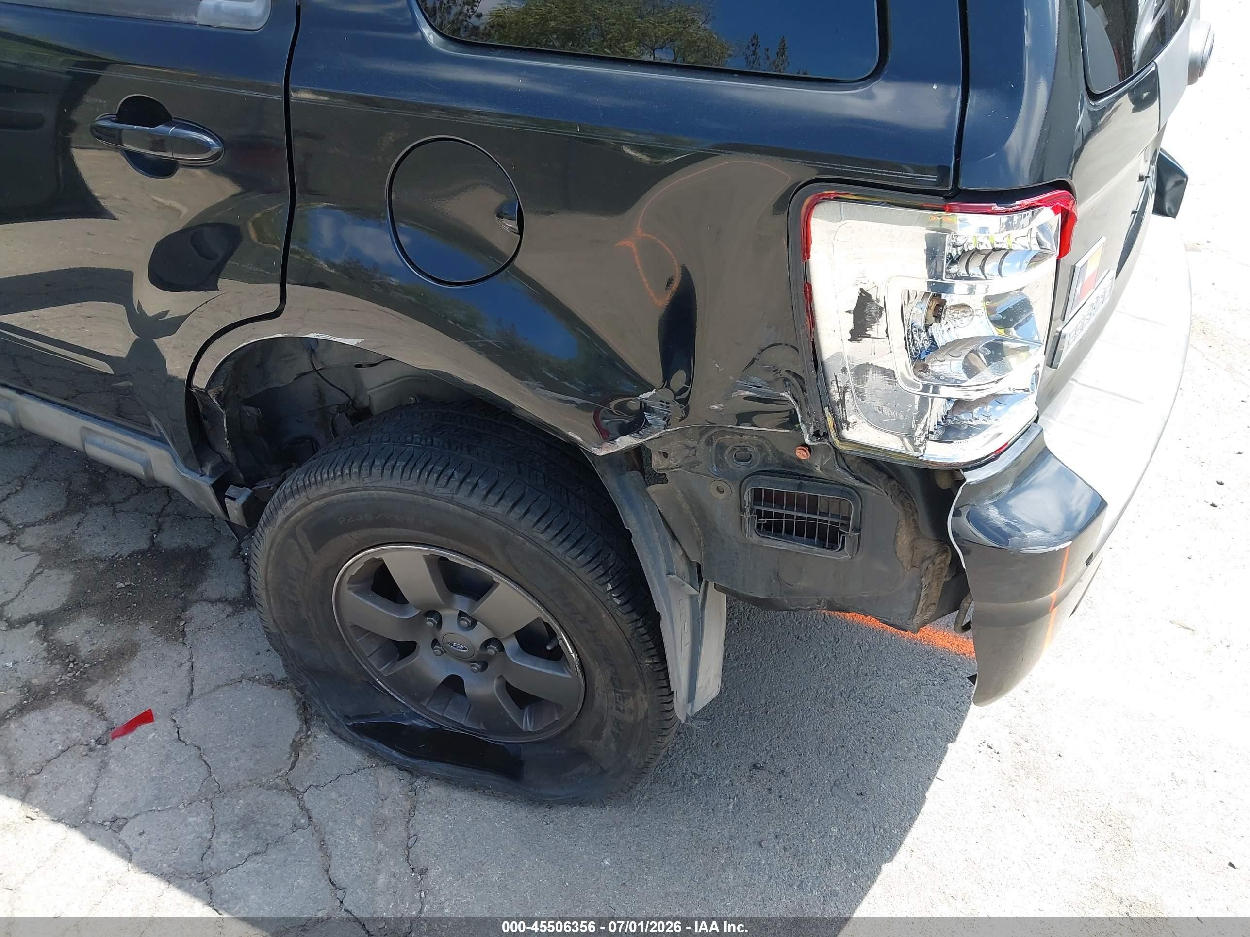 2012 Ford Escape Limited Black vin: 1FMCU0EG5CKC68831