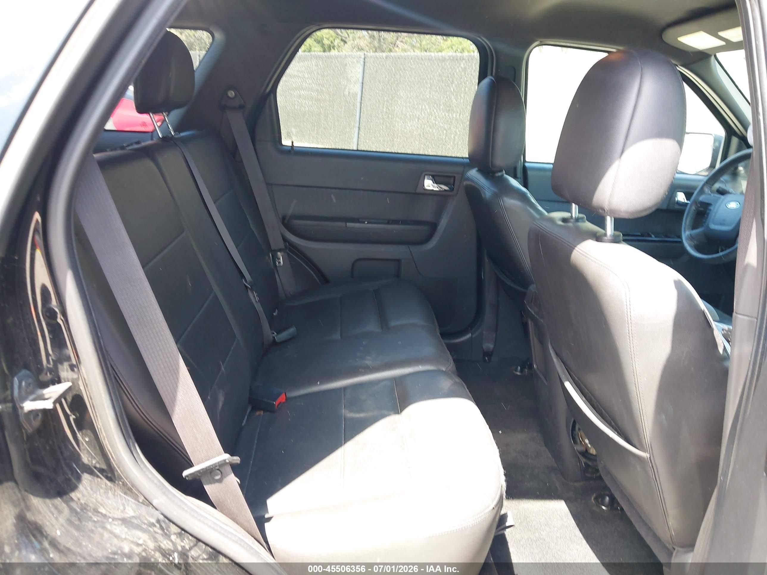 2012 Ford Escape Limited Black vin: 1FMCU0EG5CKC68831