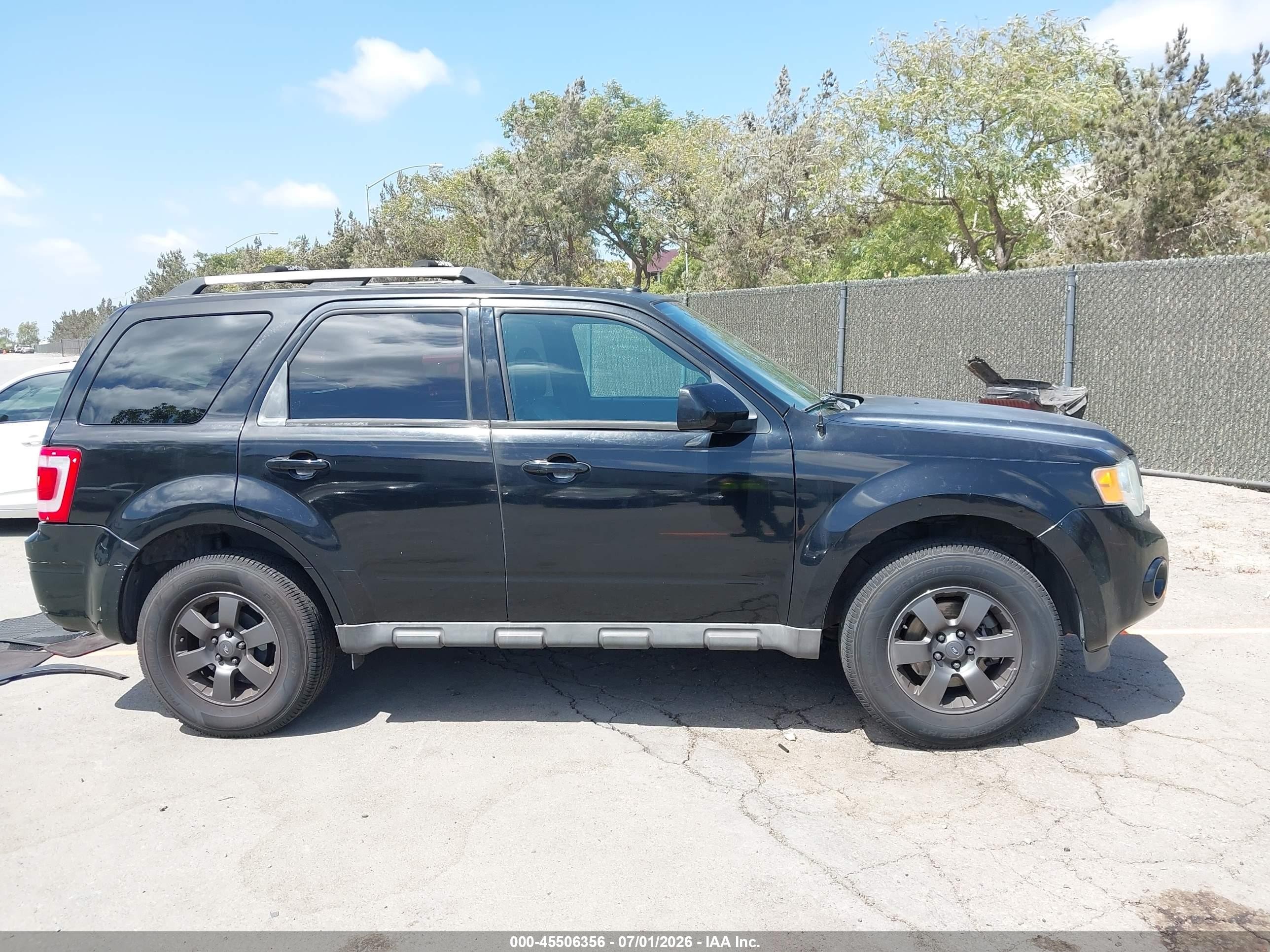 2012 Ford Escape Limited Black vin: 1FMCU0EG5CKC68831