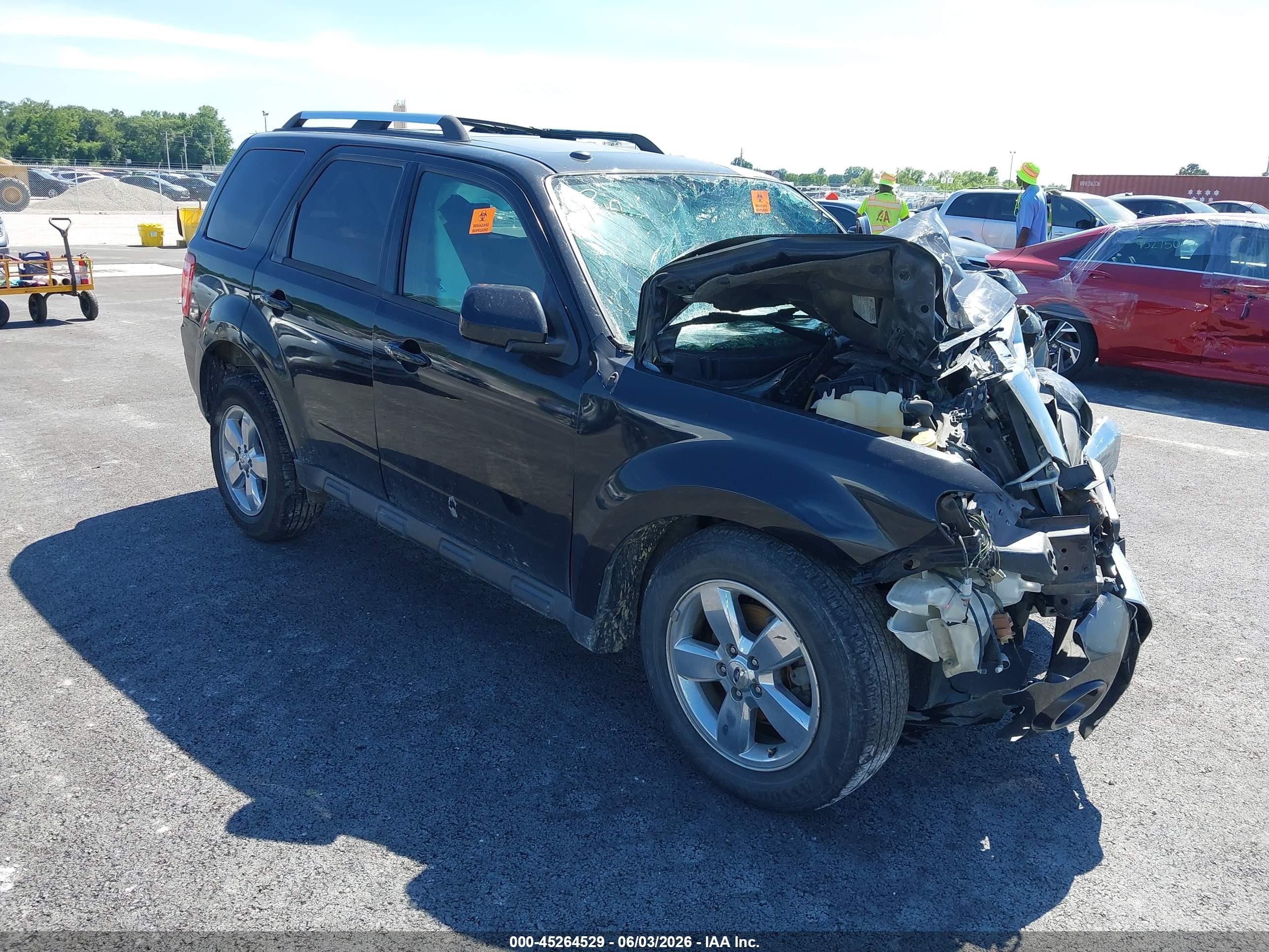 2011 Ford Escape Limited Черный vin: 1FMCU0EG6BKA07707