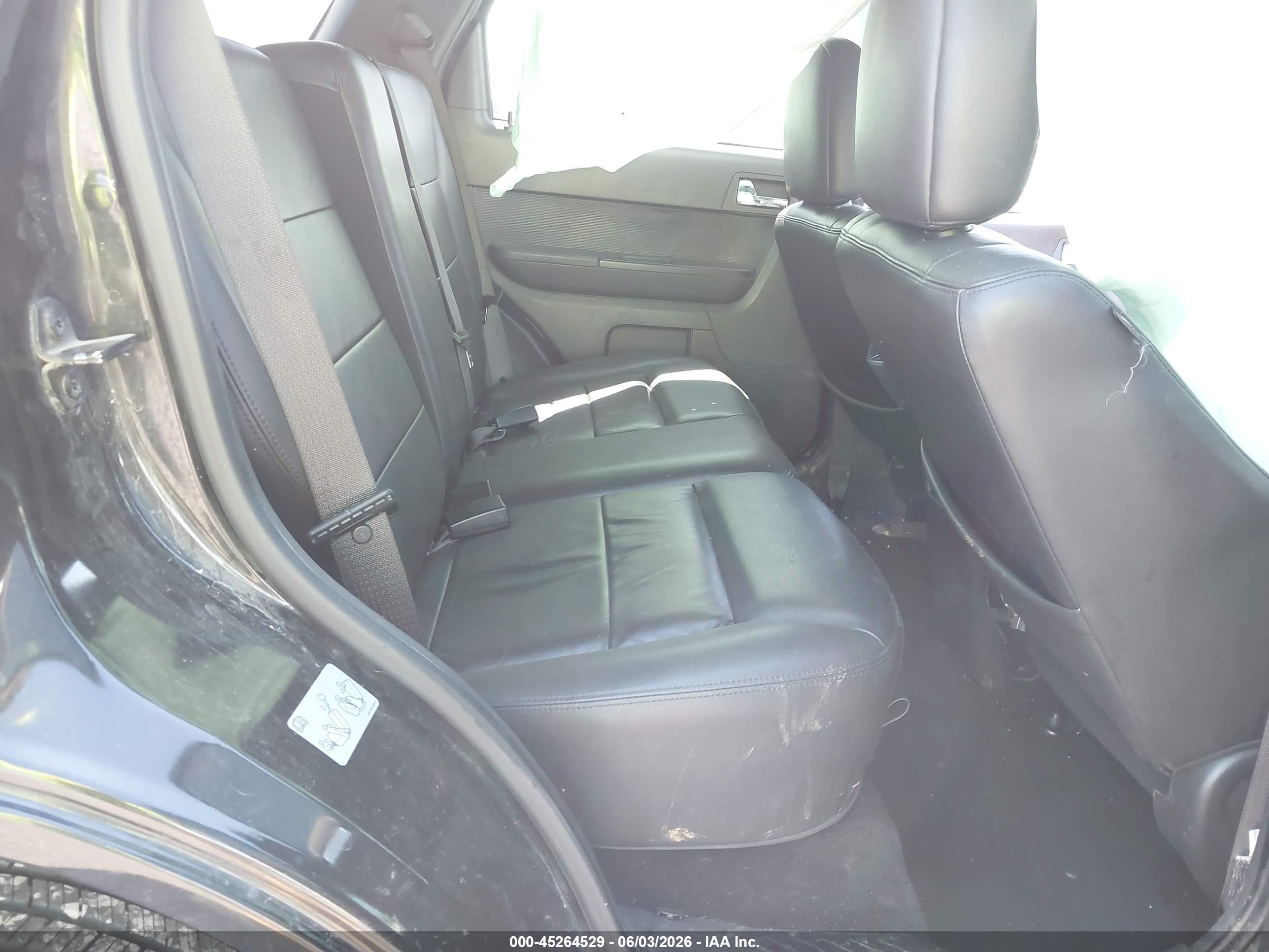 2011 Ford Escape Limited Black vin: 1FMCU0EG6BKA07707