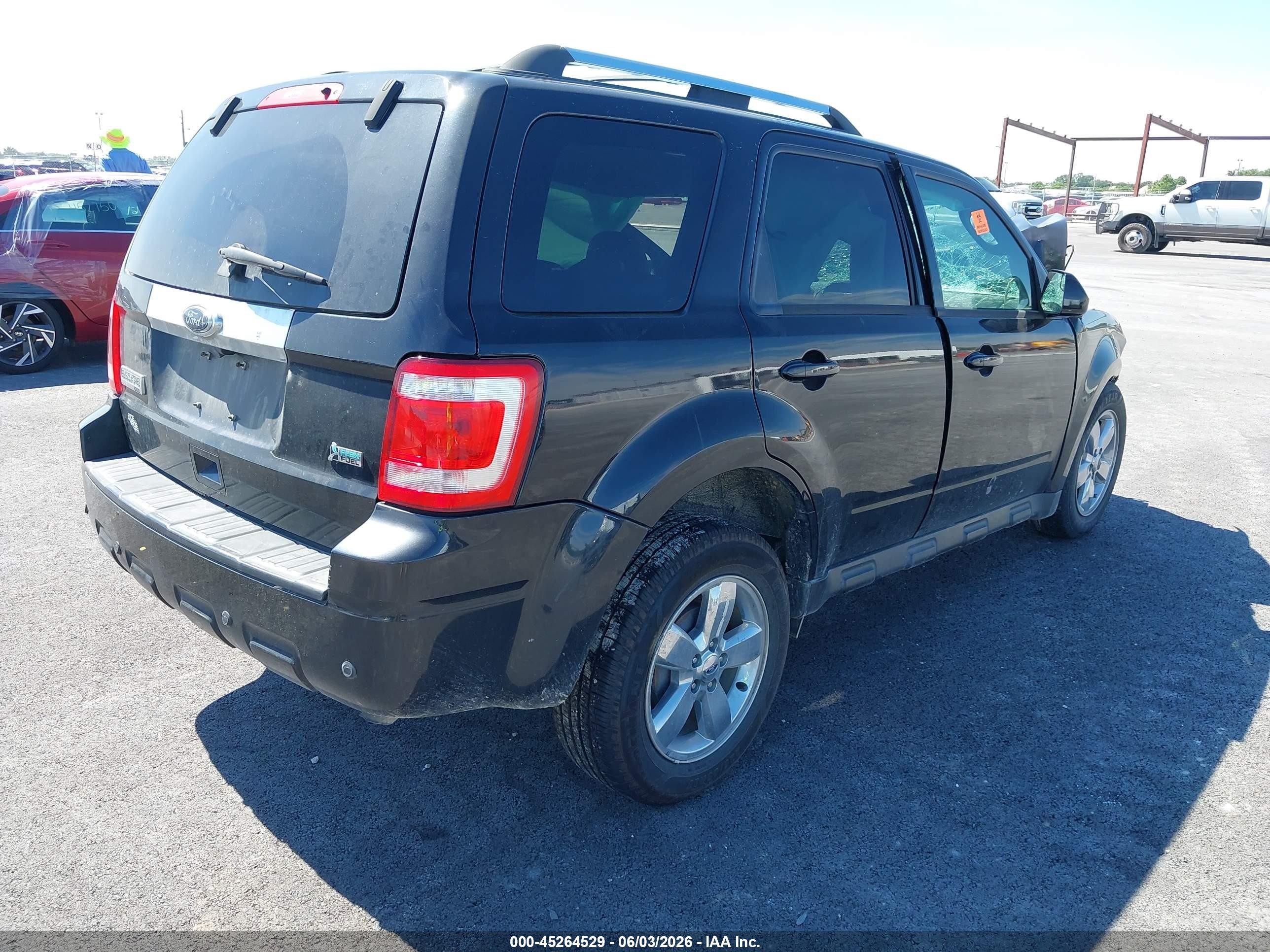 2011 Ford Escape Limited Black vin: 1FMCU0EG6BKA07707