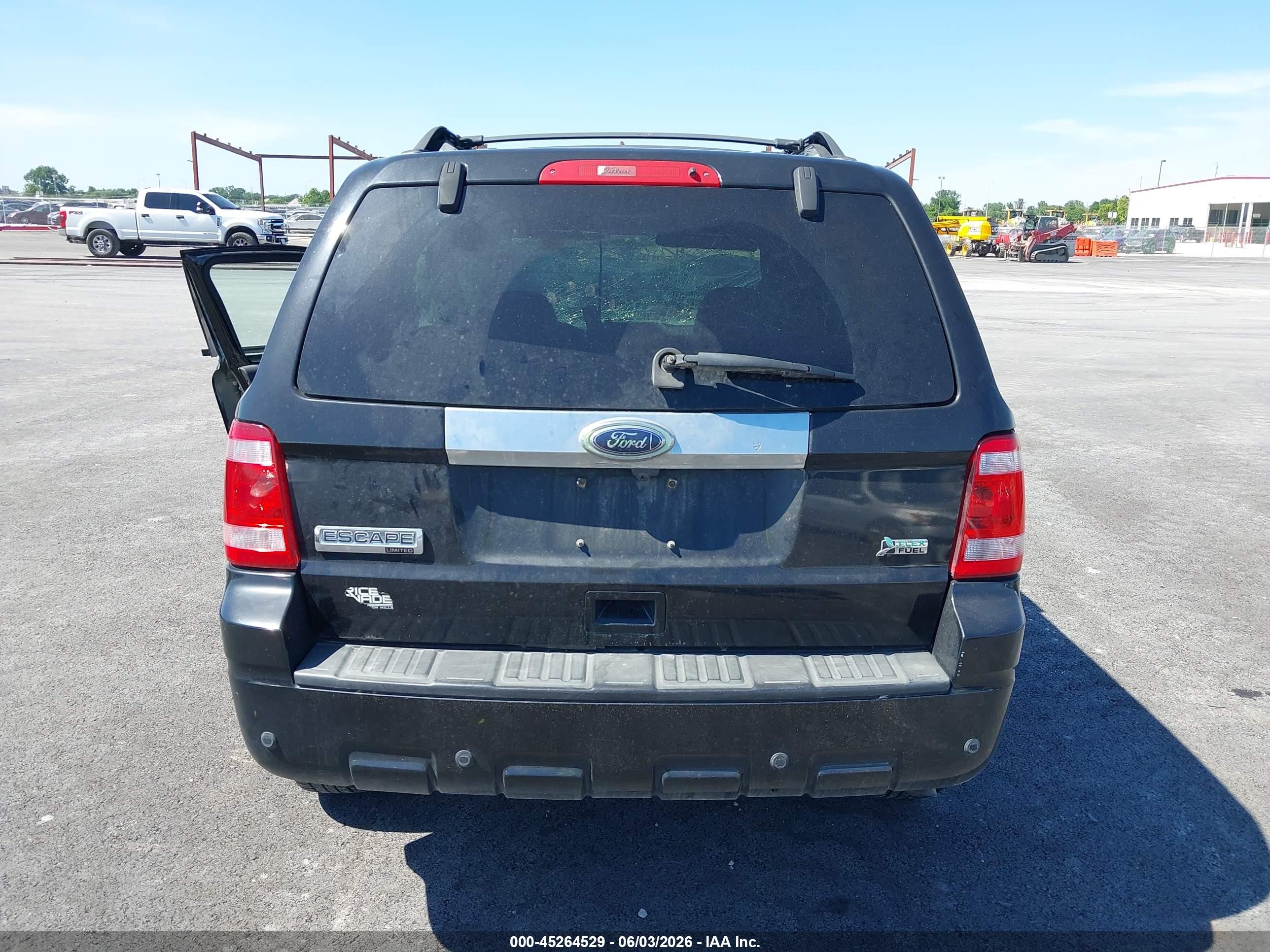 2011 Ford Escape Limited Black vin: 1FMCU0EG6BKA07707