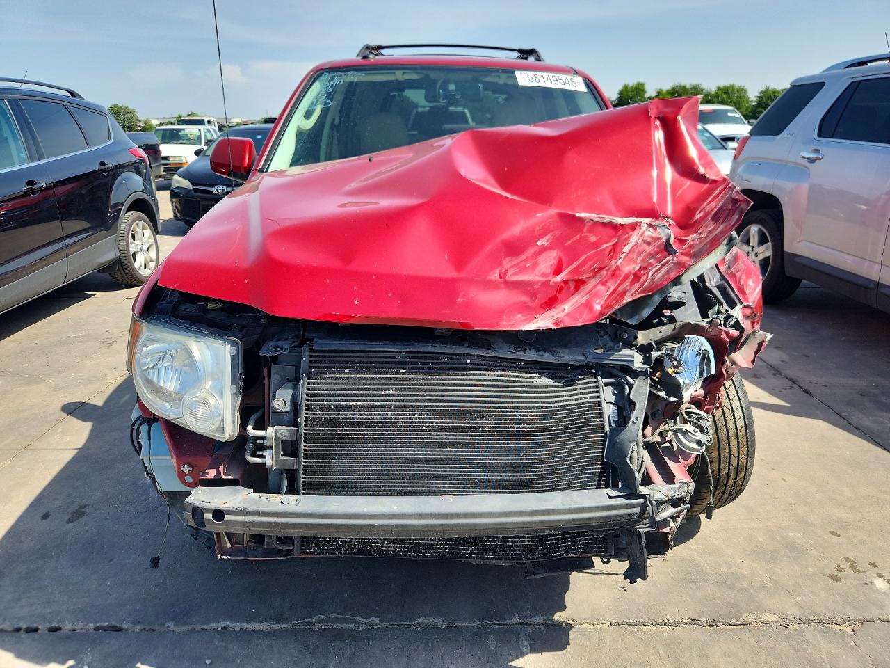 2011 Ford Escape Limited Red vin: 1FMCU0EG6BKA55417